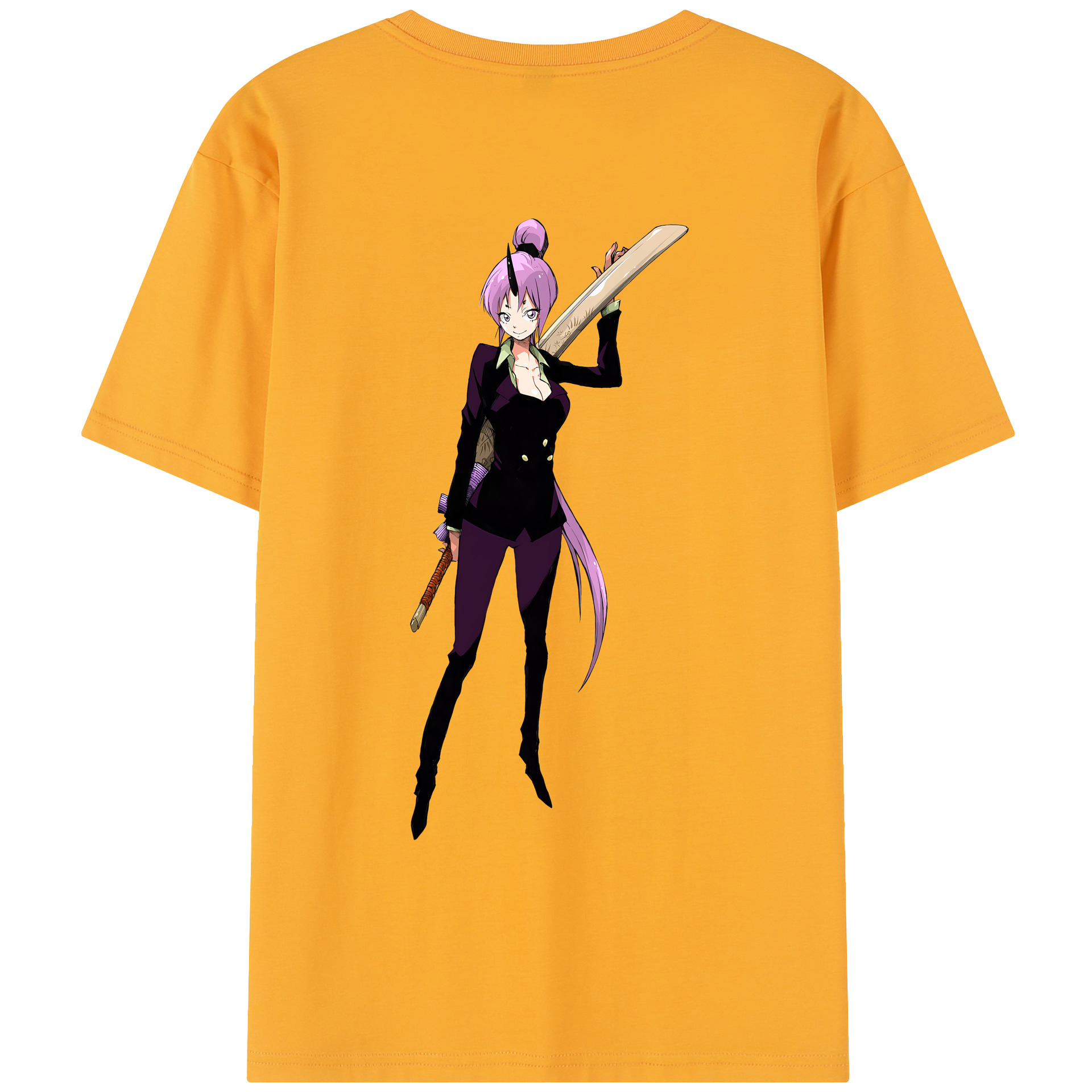 （画像用） 転スラ Regarding Reincarnated to Slime レディース半袖Tシャツ(バックプリント)