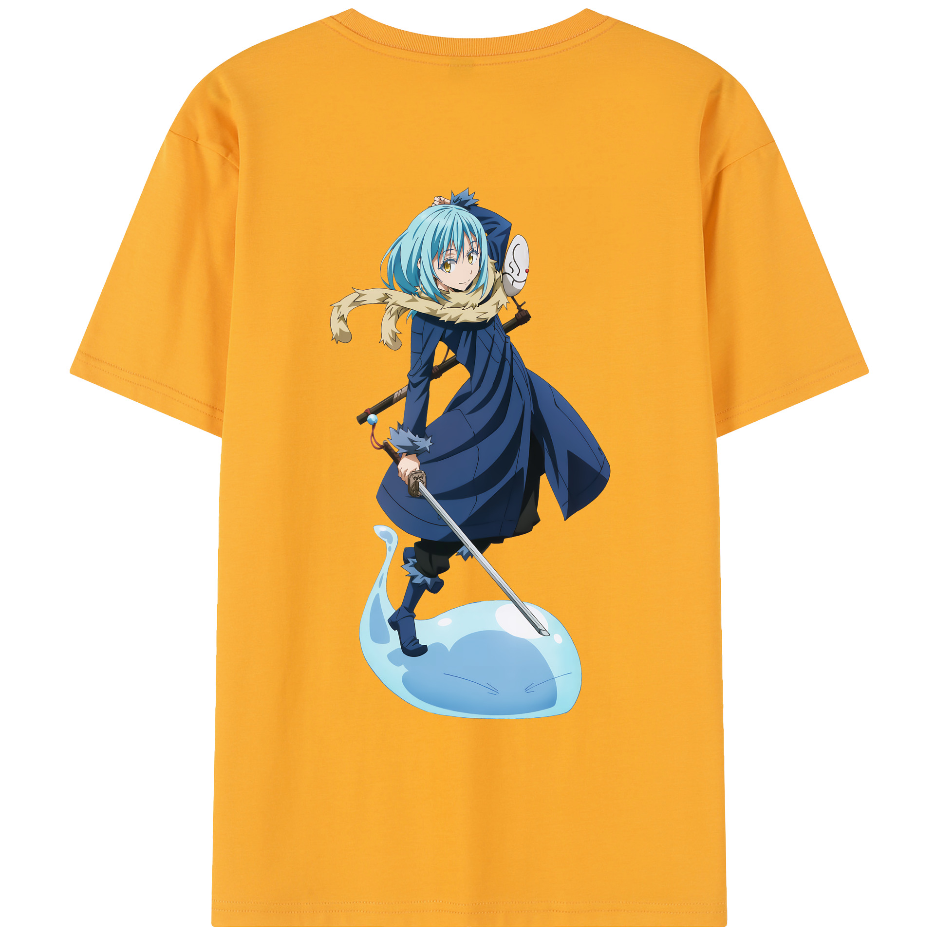 （画像用） 転スラ Regarding Reincarnated to Slime レディース半袖Tシャツ(バックプリント)