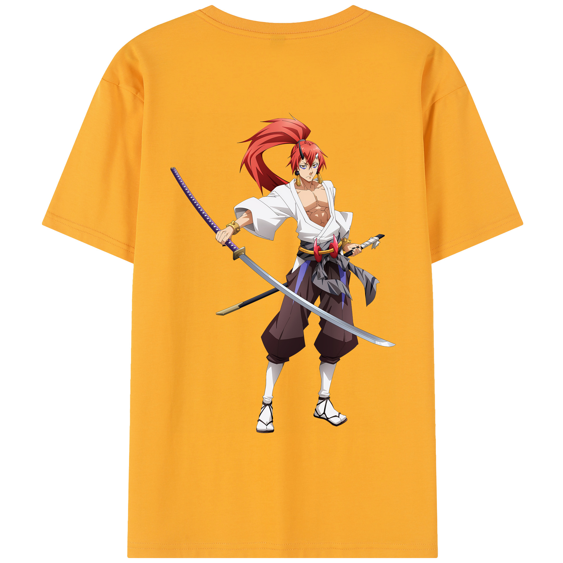 （画像用） 転スラ Regarding Reincarnated to Slime レディース半袖Tシャツ(バックプリント)