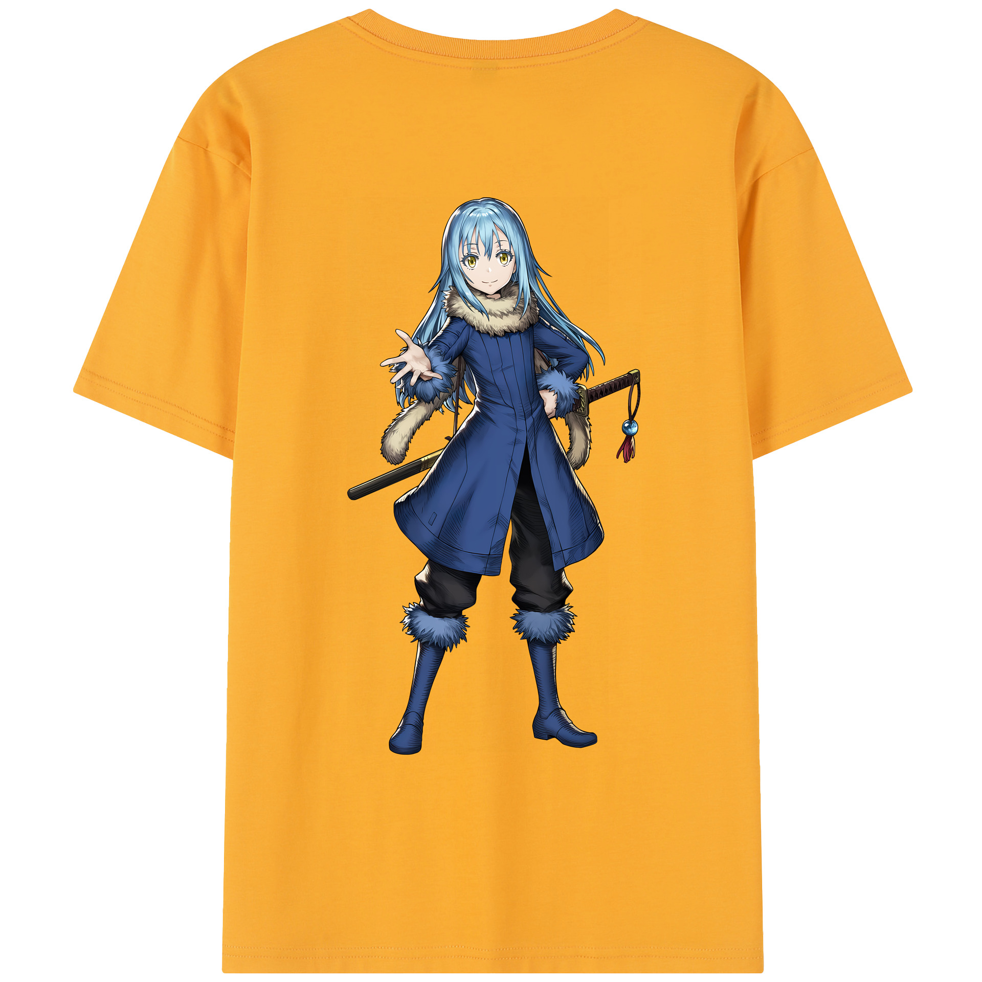 （画像用） 転スラ Regarding Reincarnated to Slime レディース半袖Tシャツ(バックプリント)