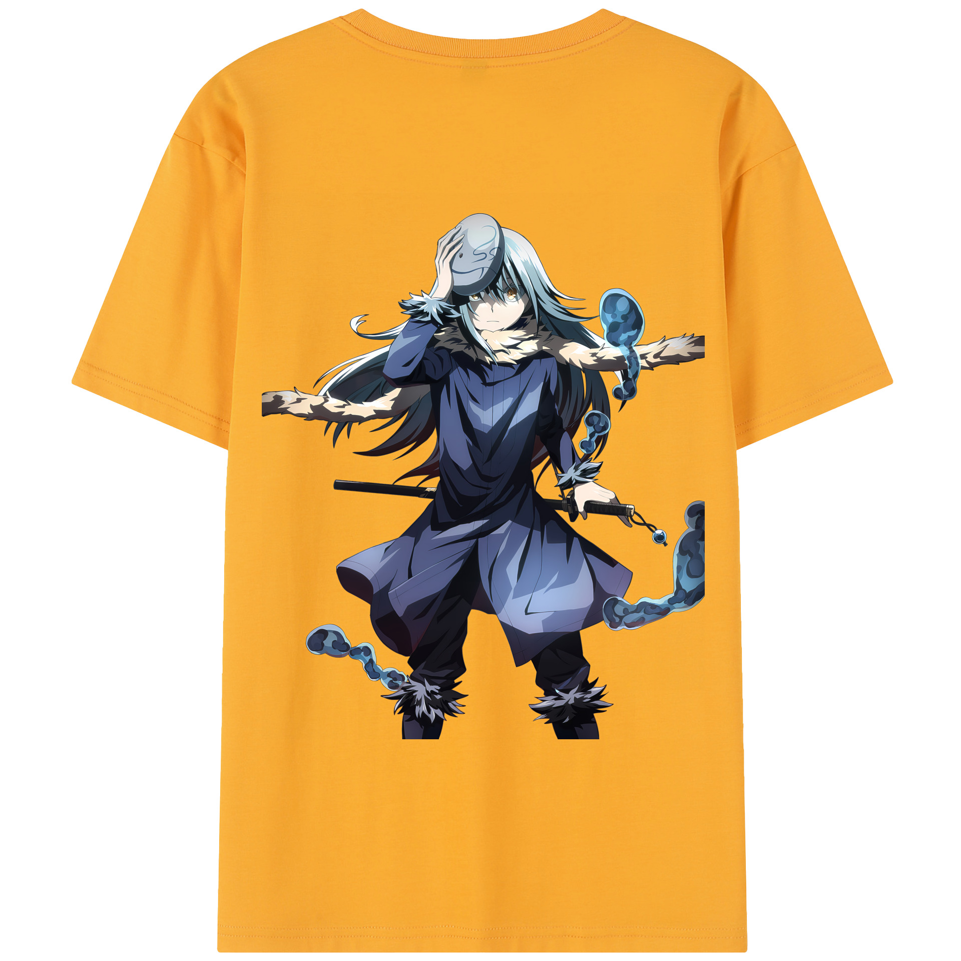 （画像用） 転スラ Regarding Reincarnated to Slime レディース半袖Tシャツ(バックプリント)