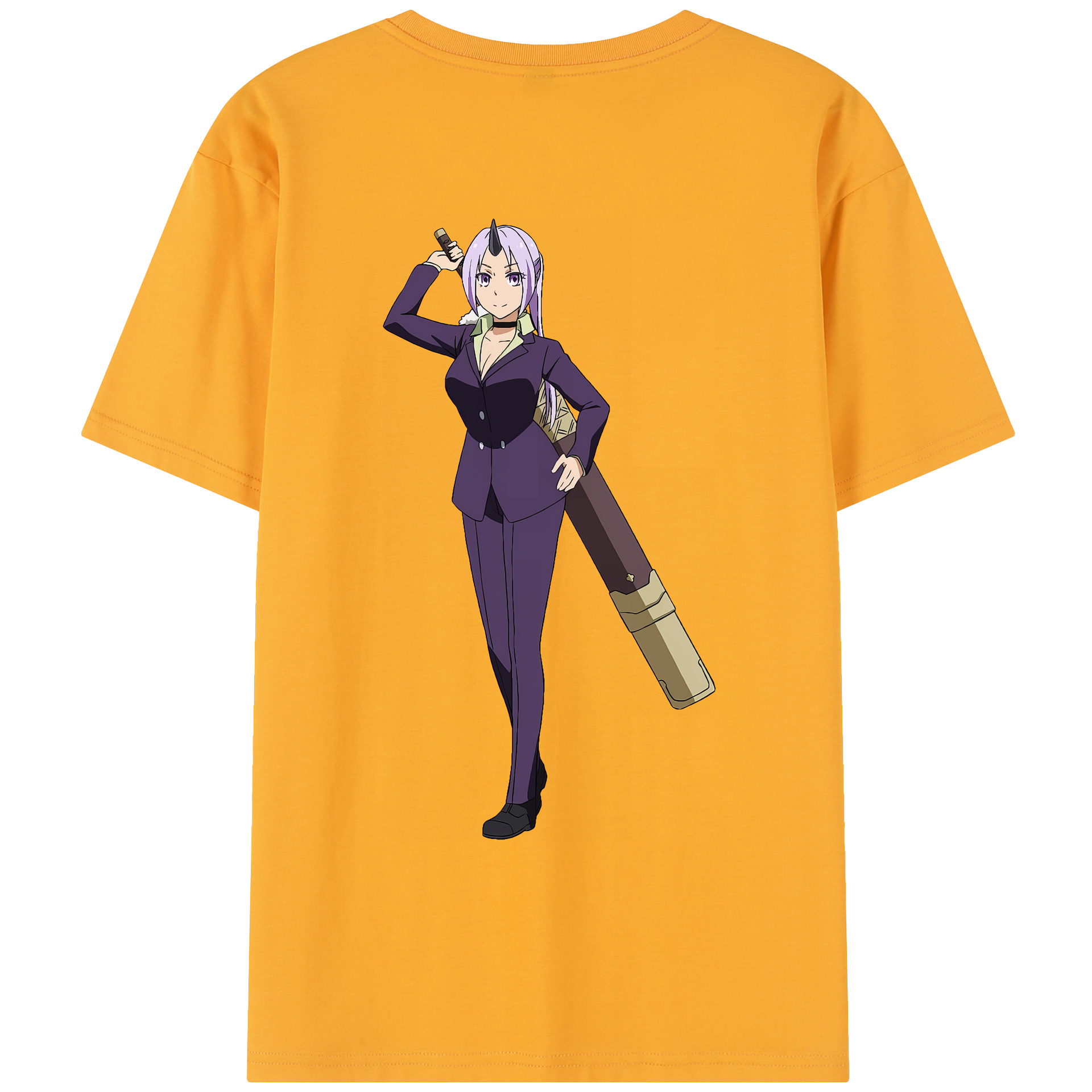（画像用） 転スラ Regarding Reincarnated to Slime レディース半袖Tシャツ(バックプリント)