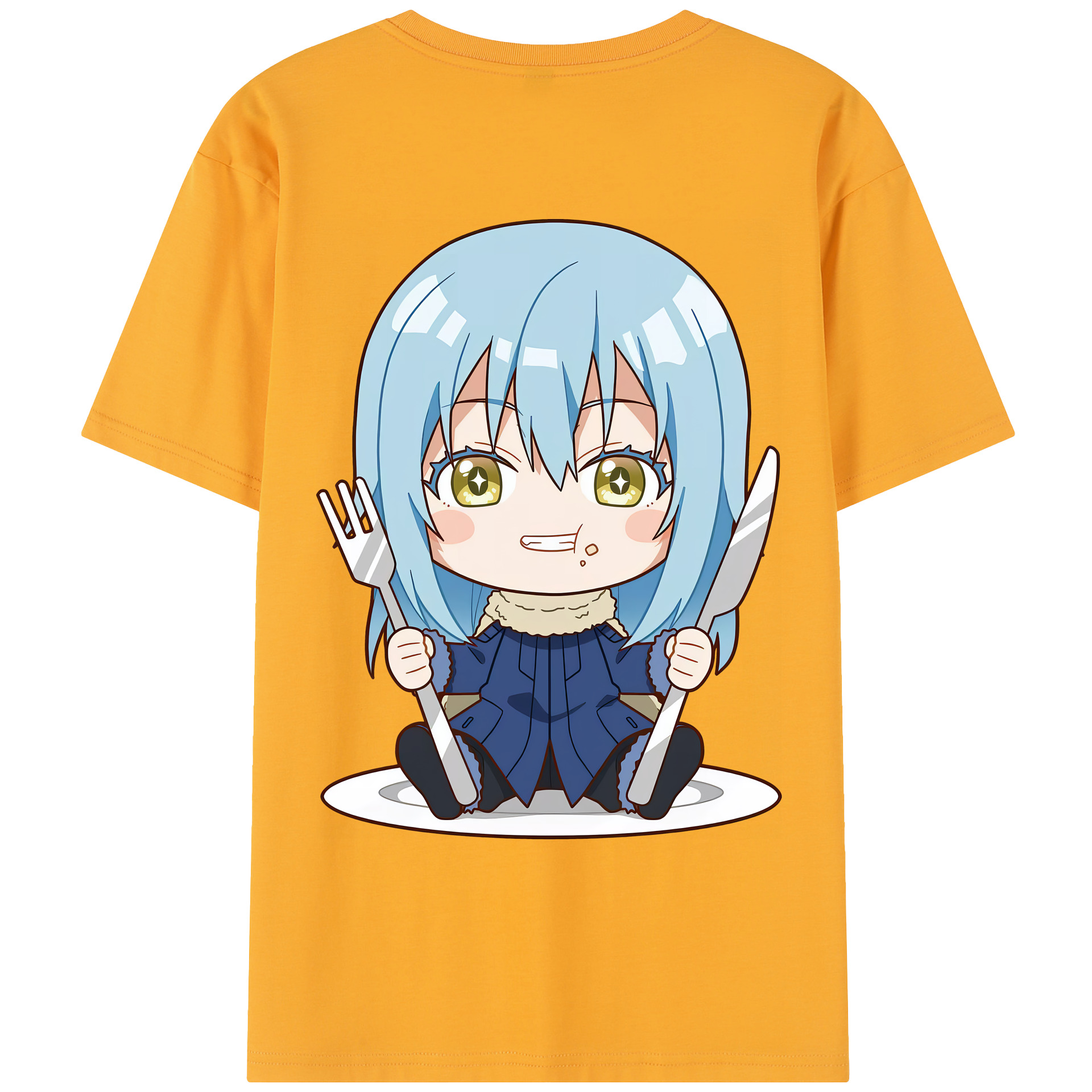 （画像用） 転スラ Regarding Reincarnated to Slime レディース半袖Tシャツ(バックプリント)