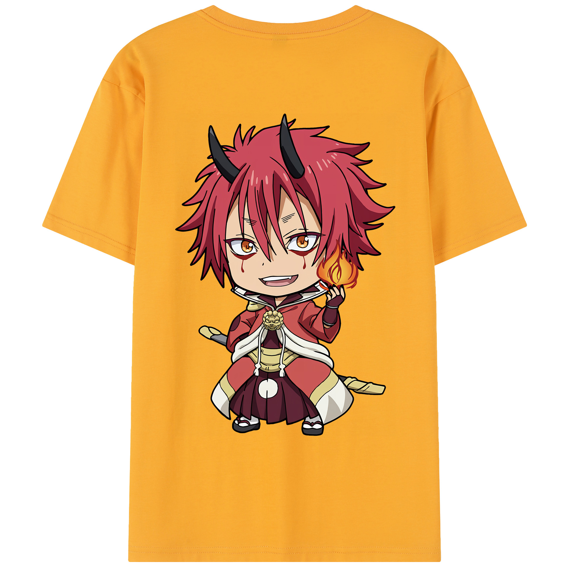 （画像用） 転スラ Regarding Reincarnated to Slime レディース半袖Tシャツ(バックプリント)