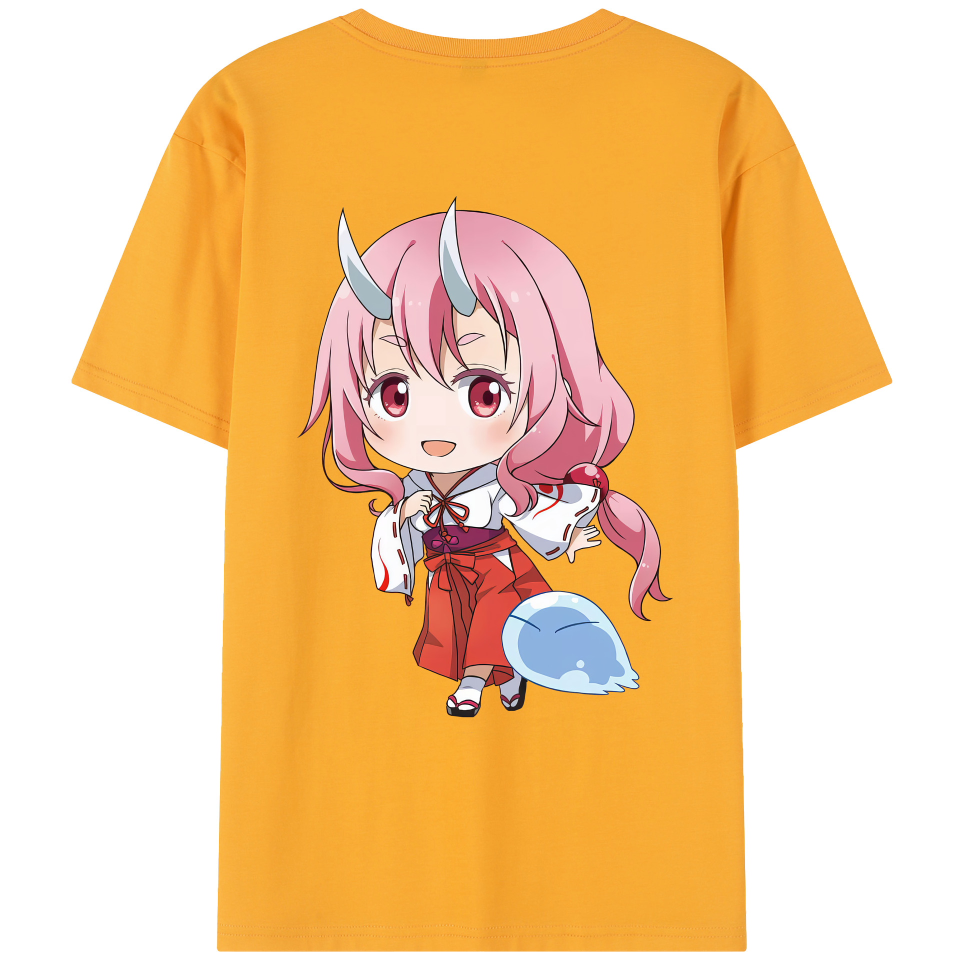 （画像用） 転スラ Regarding Reincarnated to Slime レディース半袖Tシャツ(バックプリント)