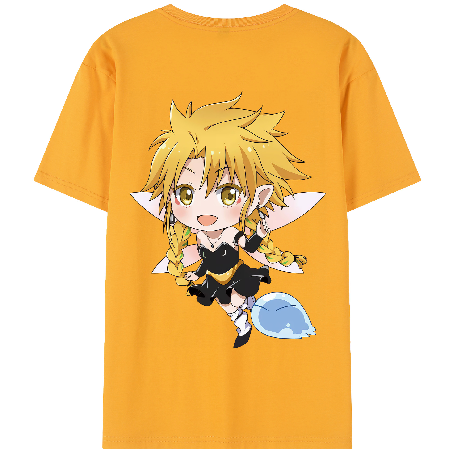 （画像用） 転スラ Regarding Reincarnated to Slime レディース半袖Tシャツ(バックプリント)