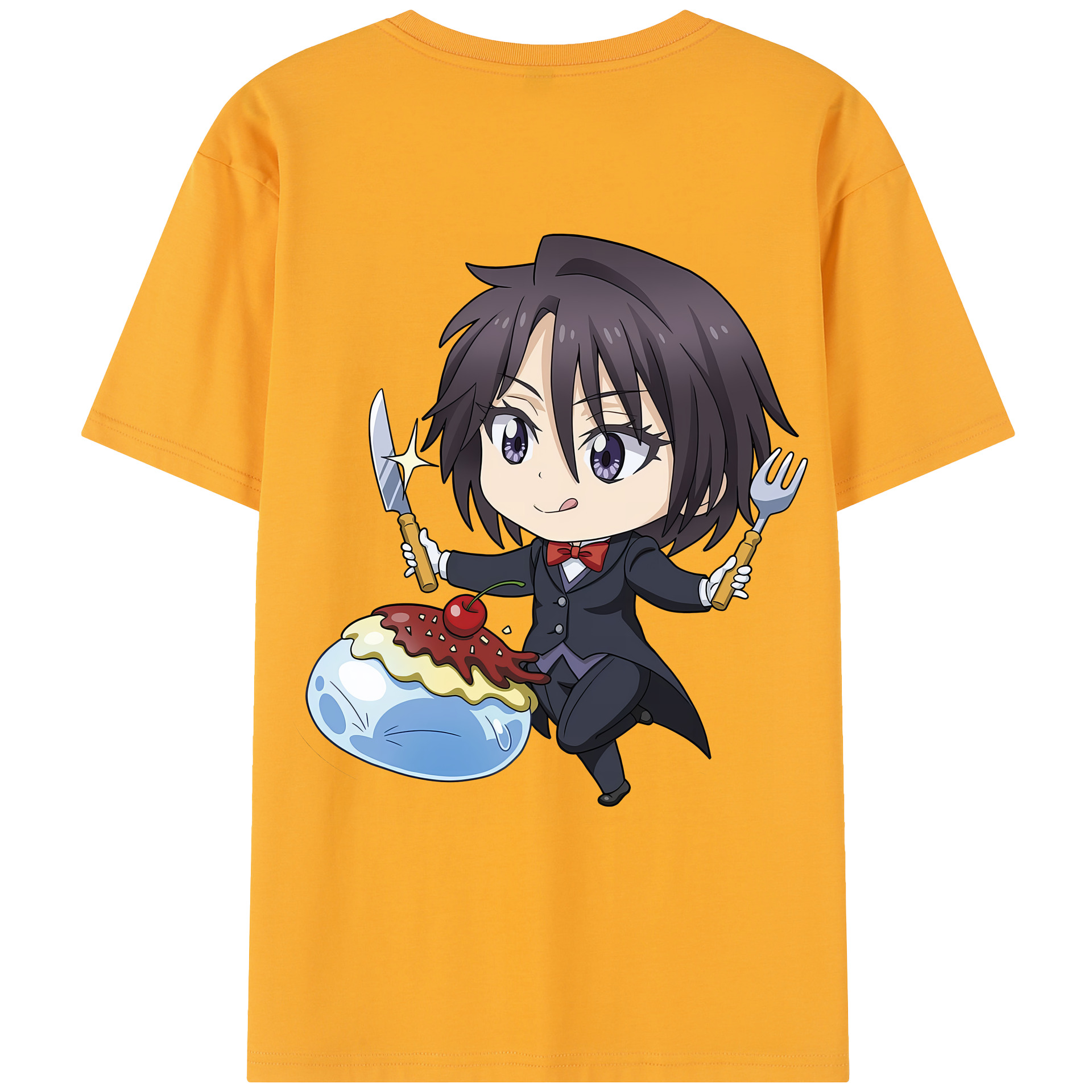 （画像用） 転スラ Regarding Reincarnated to Slime レディース半袖Tシャツ(バックプリント)
