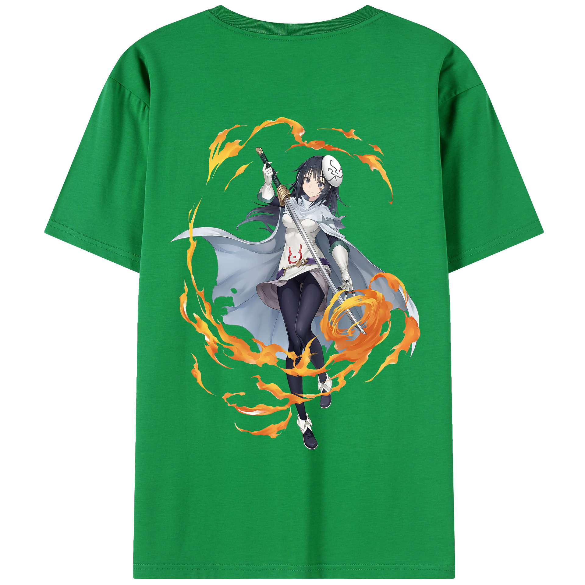 （画像用） 転スラ Regarding Reincarnated to Slime レディース半袖Tシャツ(バックプリント)