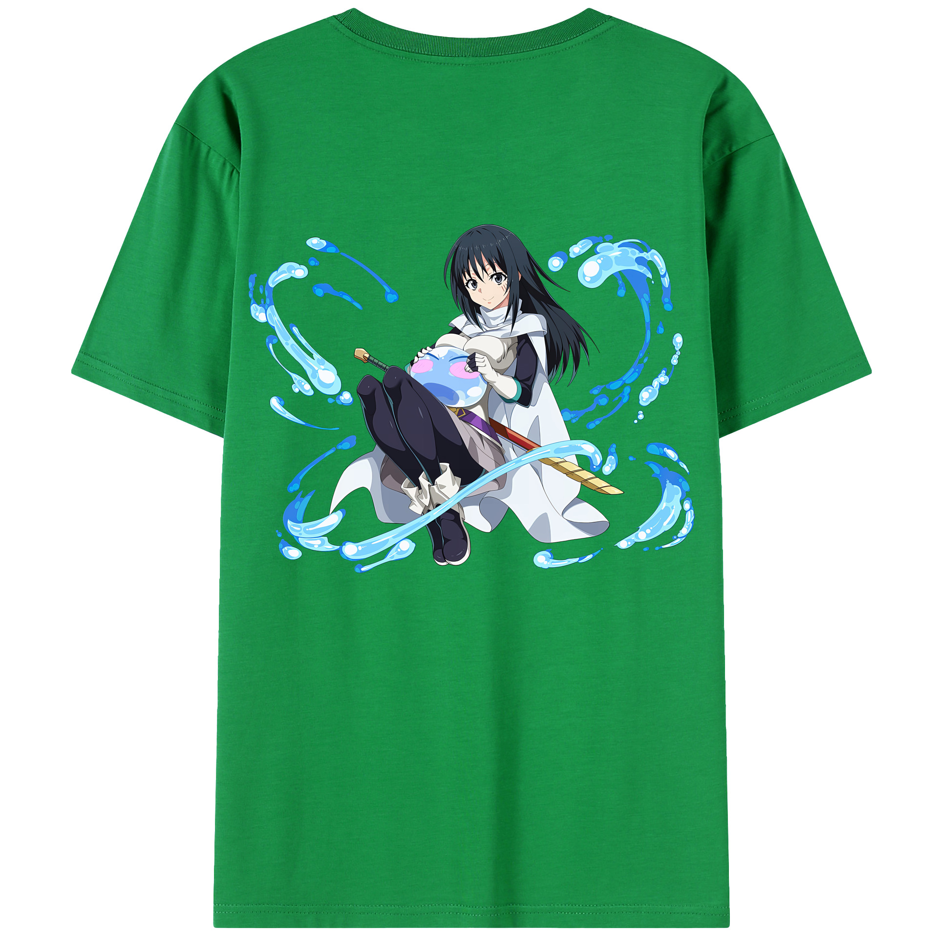 （画像用） 転スラ Regarding Reincarnated to Slime レディース半袖Tシャツ(バックプリント)
