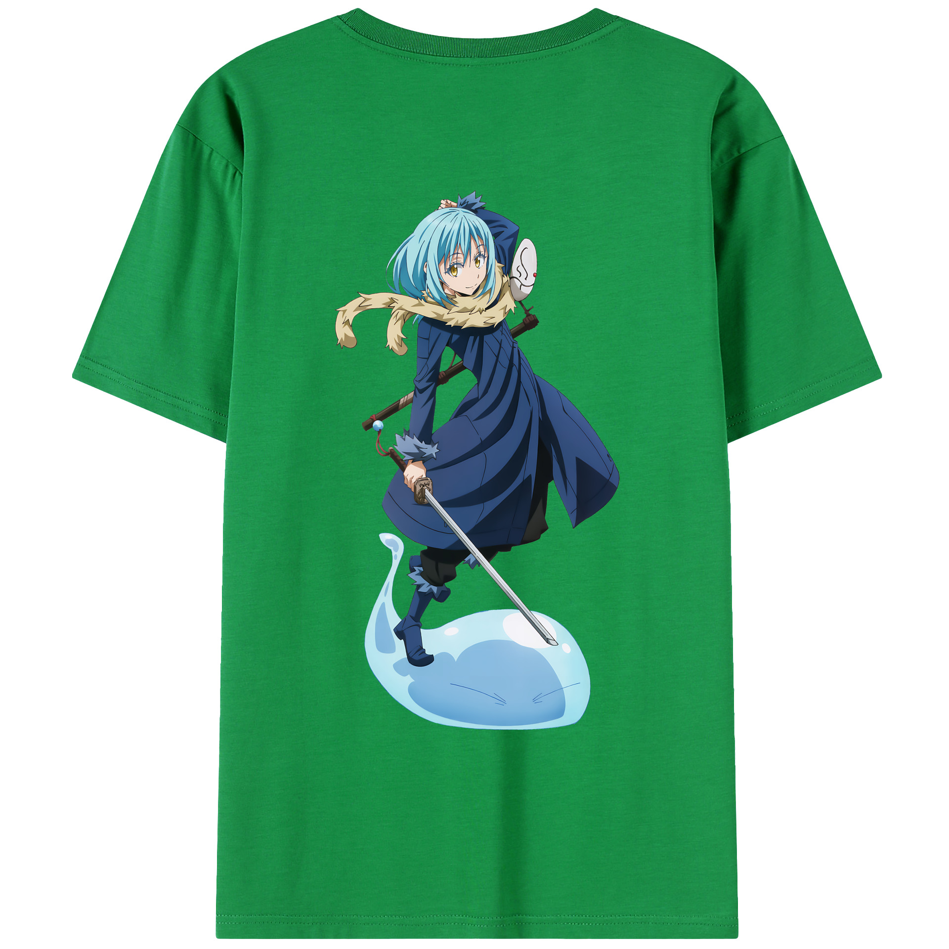 （画像用） 転スラ Regarding Reincarnated to Slime レディース半袖Tシャツ(バックプリント)