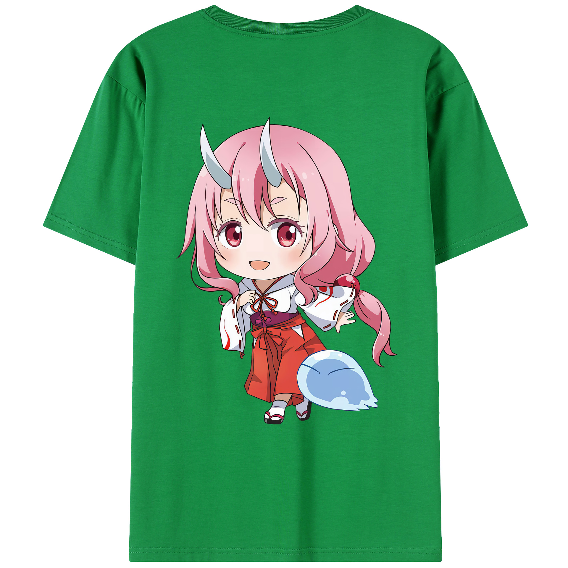 （画像用） 転スラ Regarding Reincarnated to Slime レディース半袖Tシャツ(バックプリント)