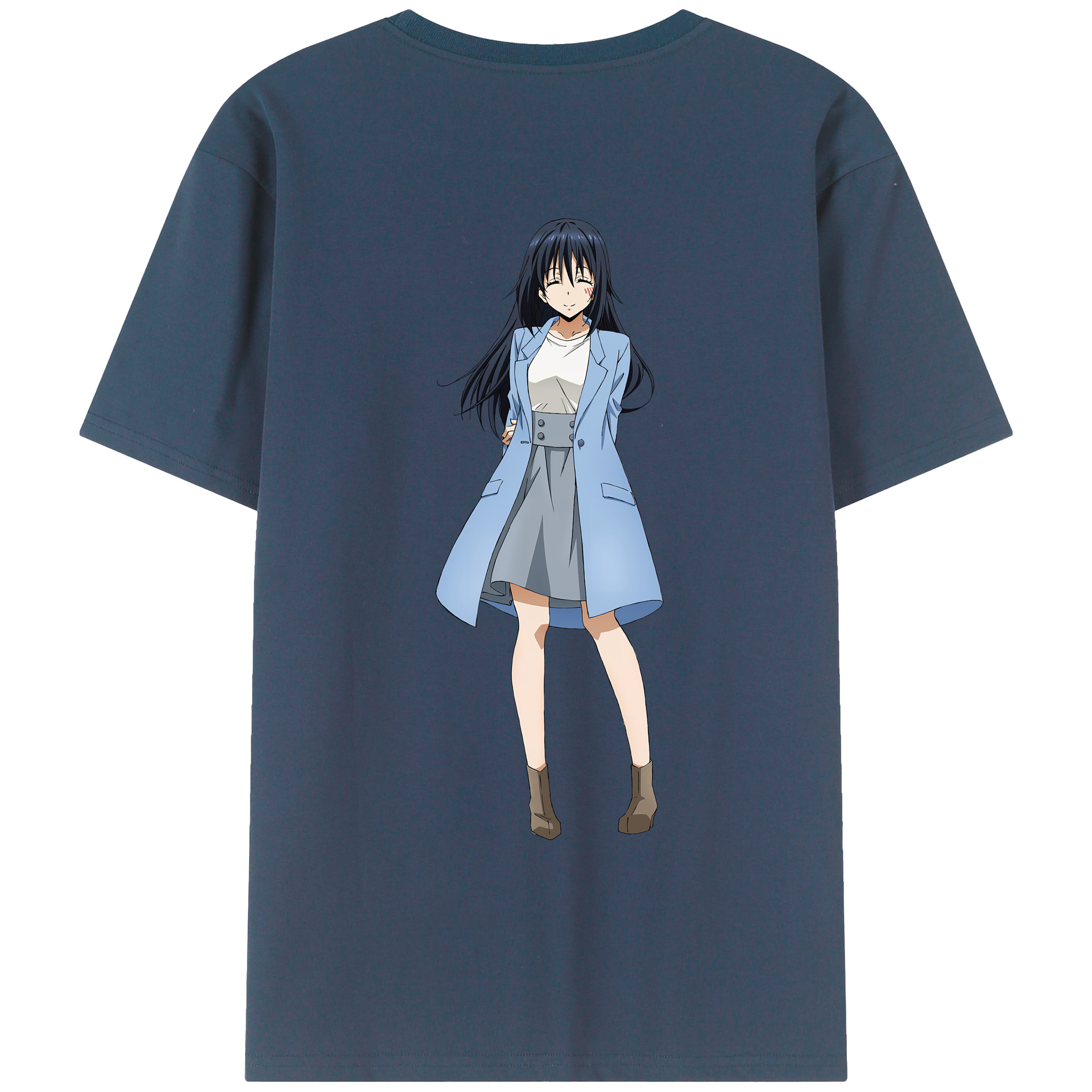 （画像用） 転スラ Regarding Reincarnated to Slime レディース半袖Tシャツ(バックプリント)