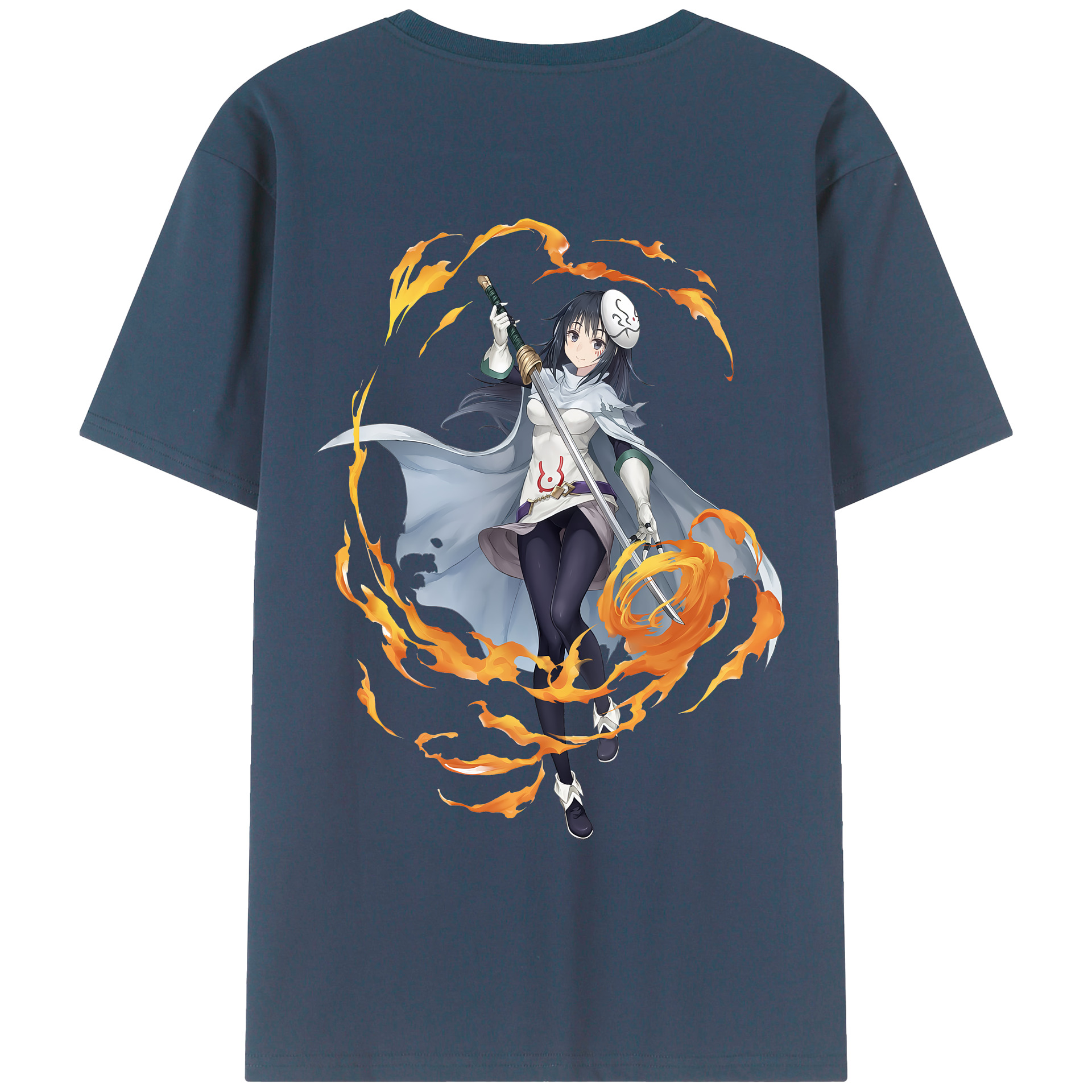 （画像用） 転スラ Regarding Reincarnated to Slime レディース半袖Tシャツ(バックプリント)