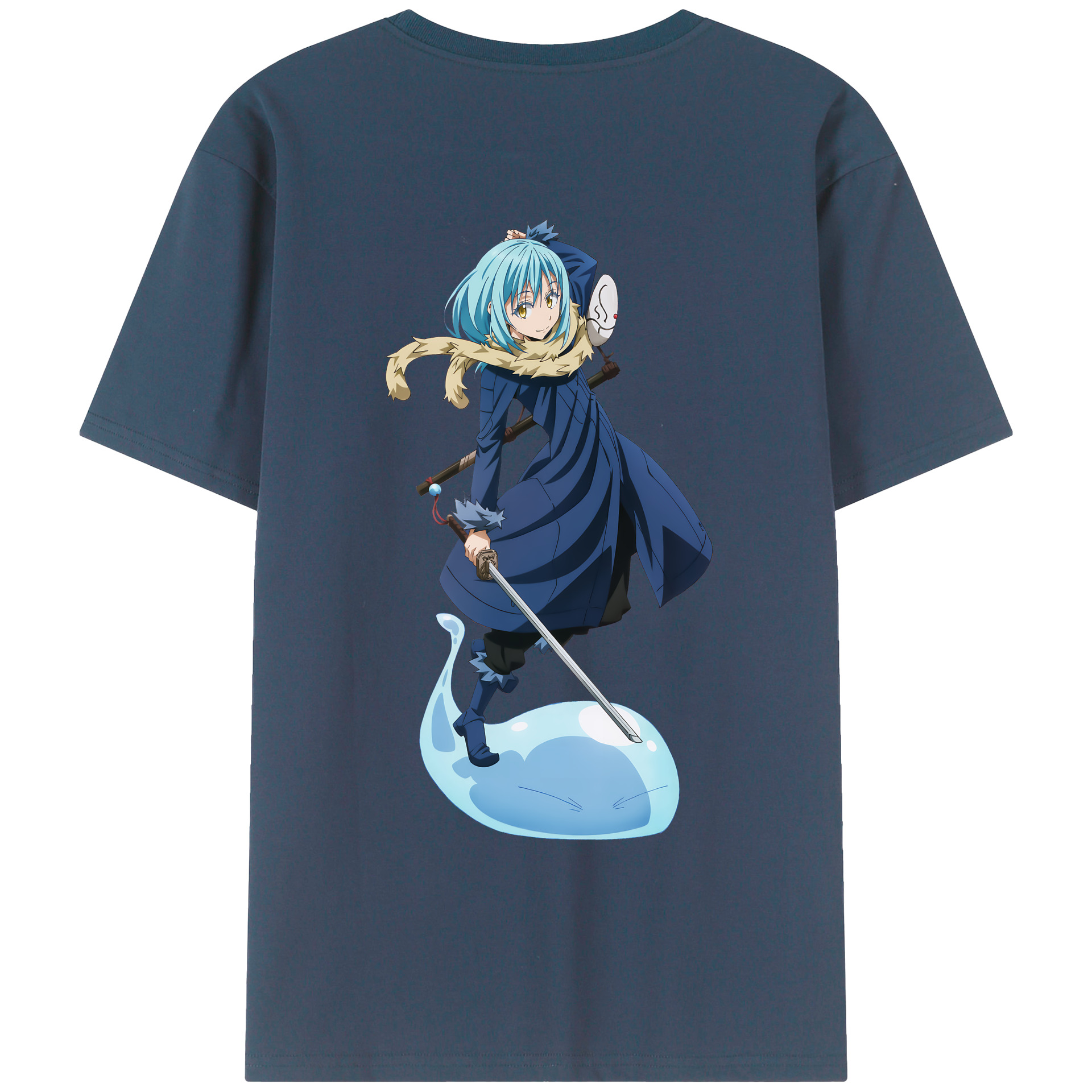 （画像用） 転スラ Regarding Reincarnated to Slime レディース半袖Tシャツ(バックプリント)