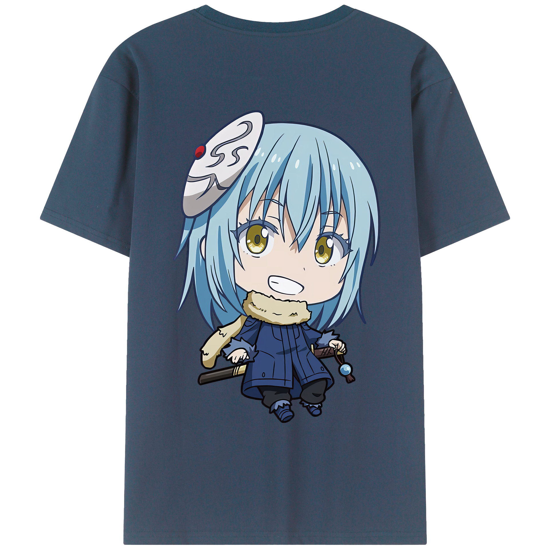 （画像用） 転スラ Regarding Reincarnated to Slime レディース半袖Tシャツ(バックプリント)