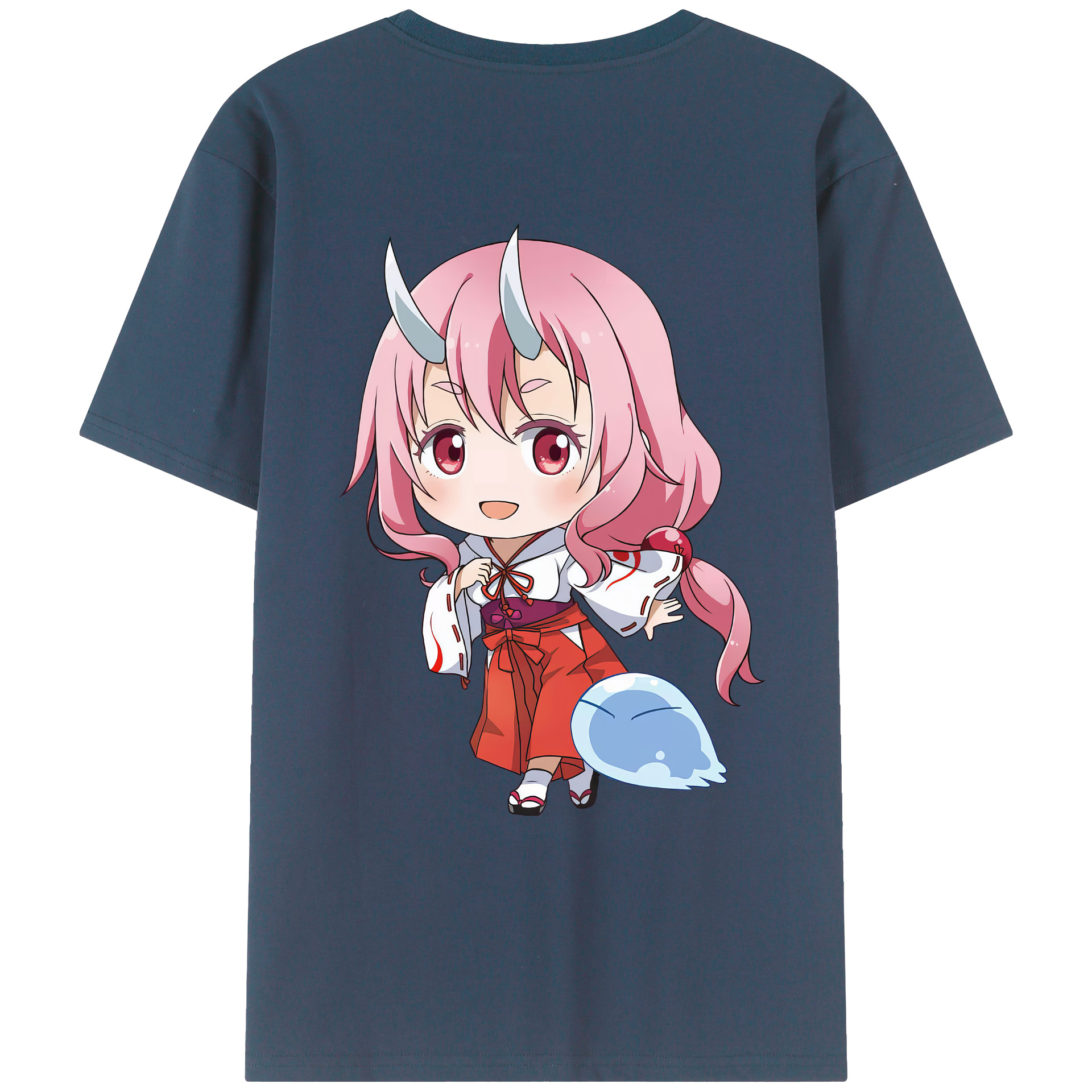（画像用） 転スラ Regarding Reincarnated to Slime レディース半袖Tシャツ(バックプリント)
