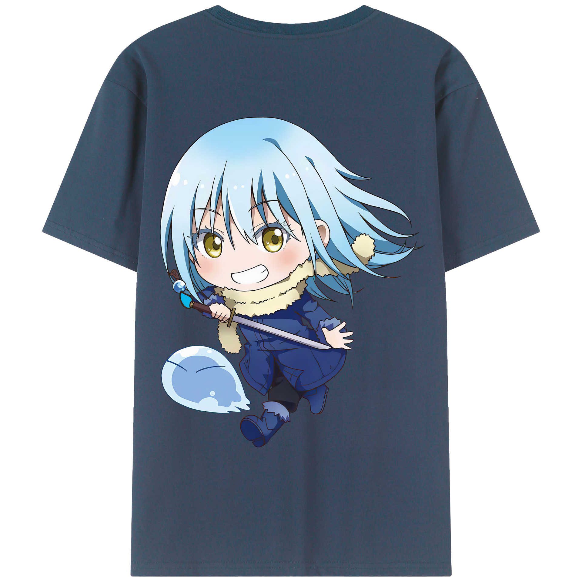 （画像用） 転スラ Regarding Reincarnated to Slime レディース半袖Tシャツ(バックプリント)