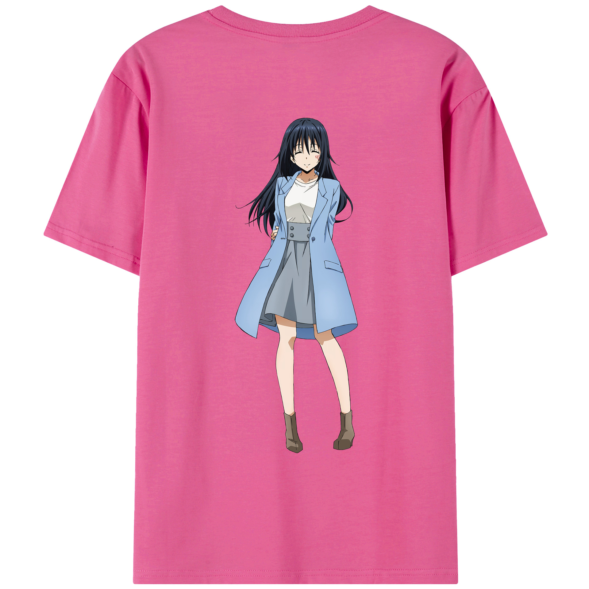 （画像用） 転スラ Regarding Reincarnated to Slime レディース半袖Tシャツ(バックプリント)