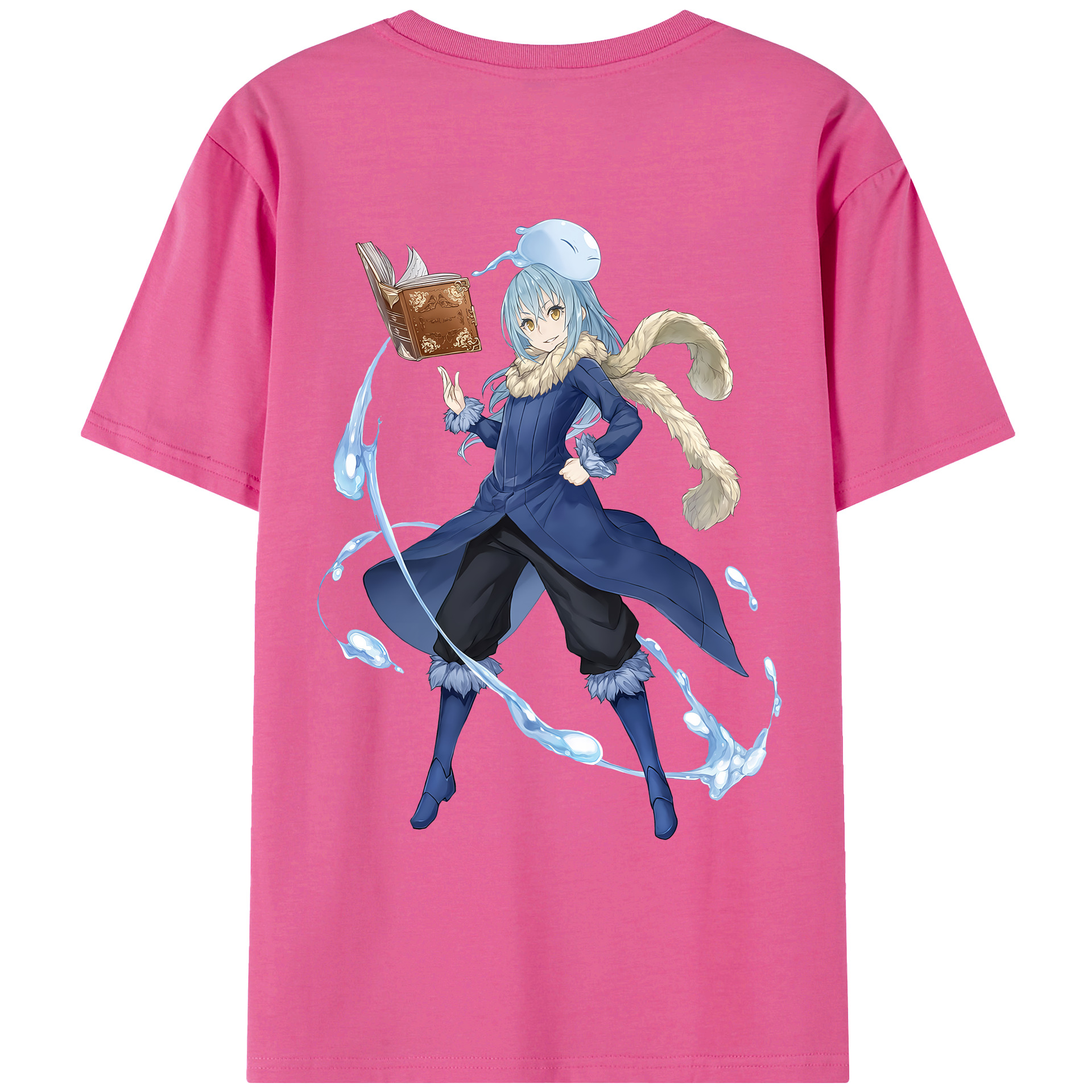（画像用） 転スラ Regarding Reincarnated to Slime レディース半袖Tシャツ(バックプリント)