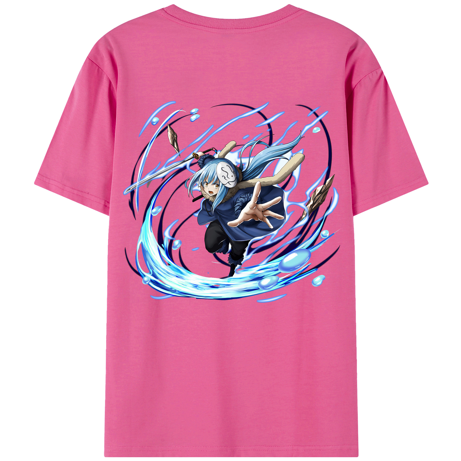（画像用） 転スラ Regarding Reincarnated to Slime レディース半袖Tシャツ(バックプリント)