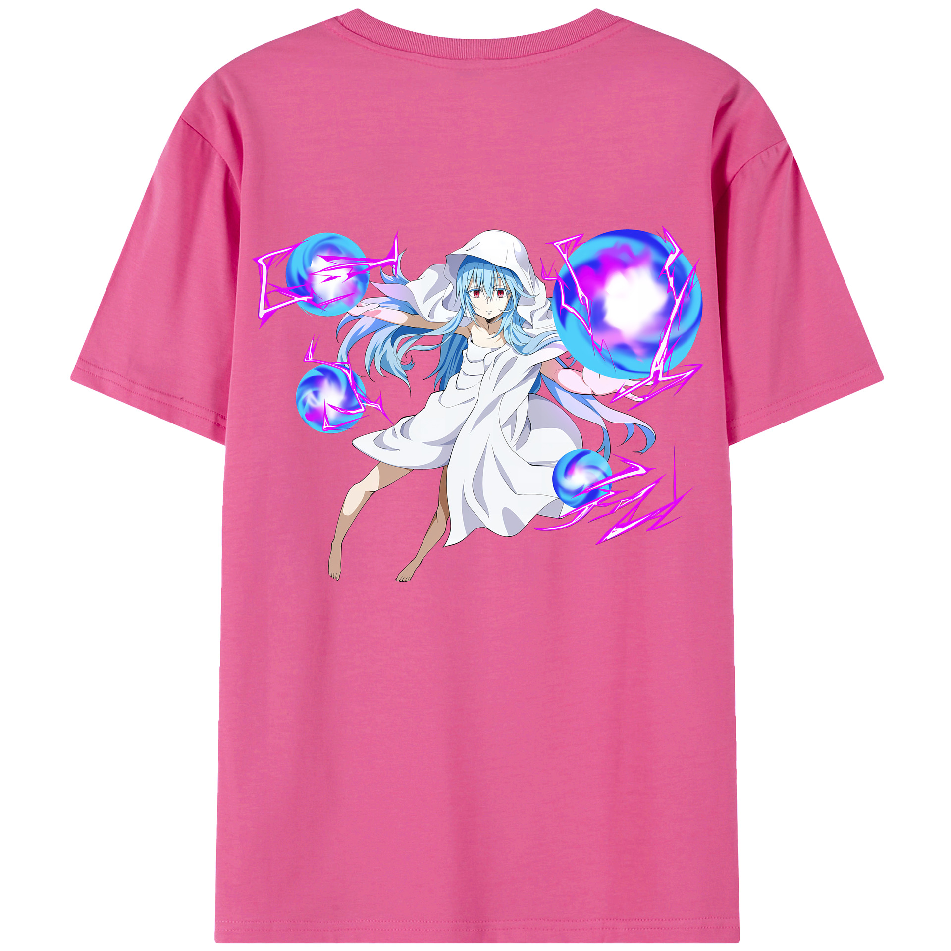 （画像用） 転スラ Regarding Reincarnated to Slime レディース半袖Tシャツ(バックプリント)