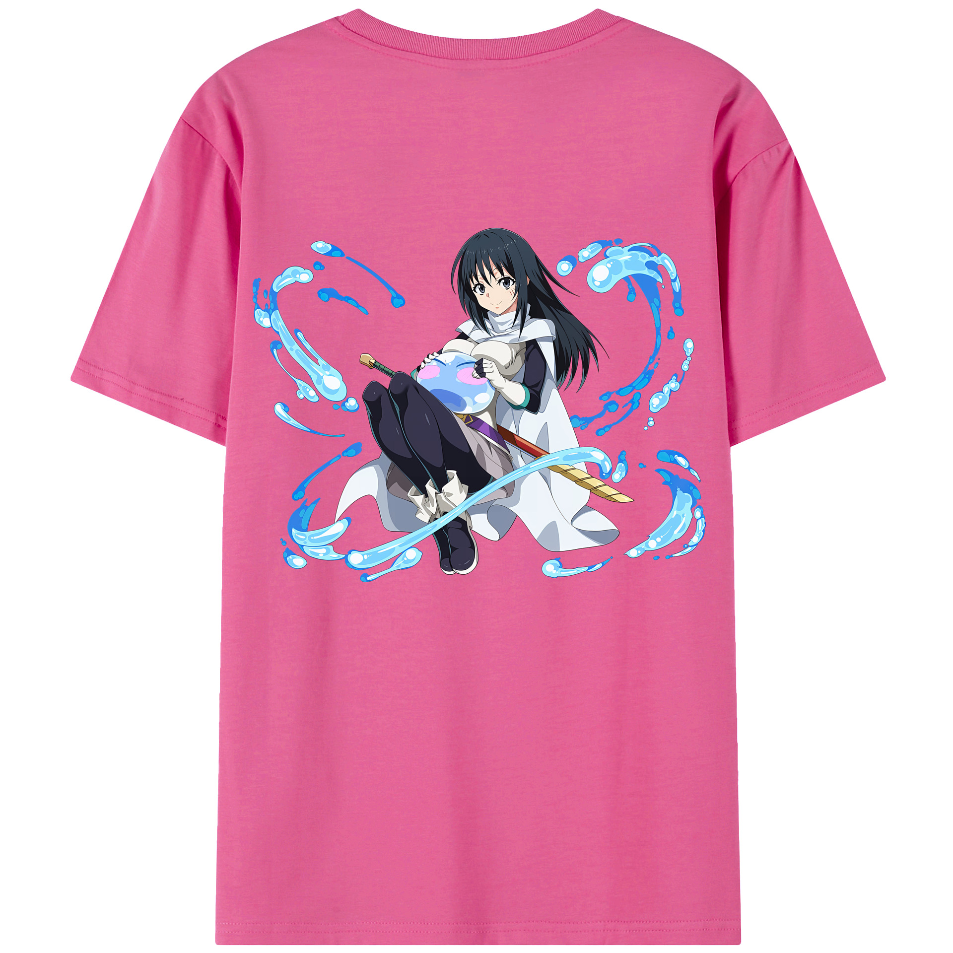 （画像用） 転スラ Regarding Reincarnated to Slime レディース半袖Tシャツ(バックプリント)