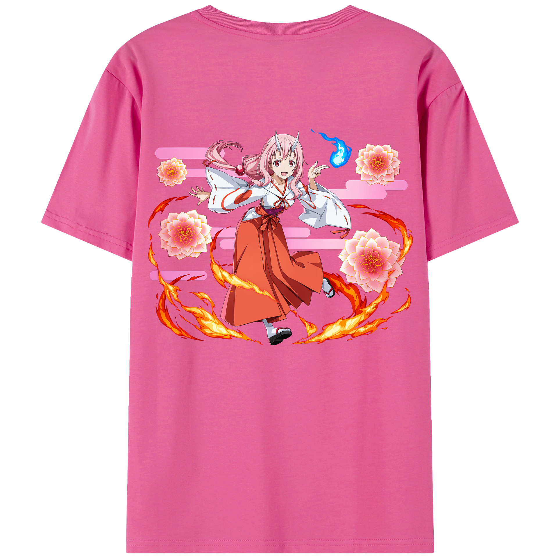 （画像用） 転スラ Regarding Reincarnated to Slime レディース半袖Tシャツ(バックプリント)