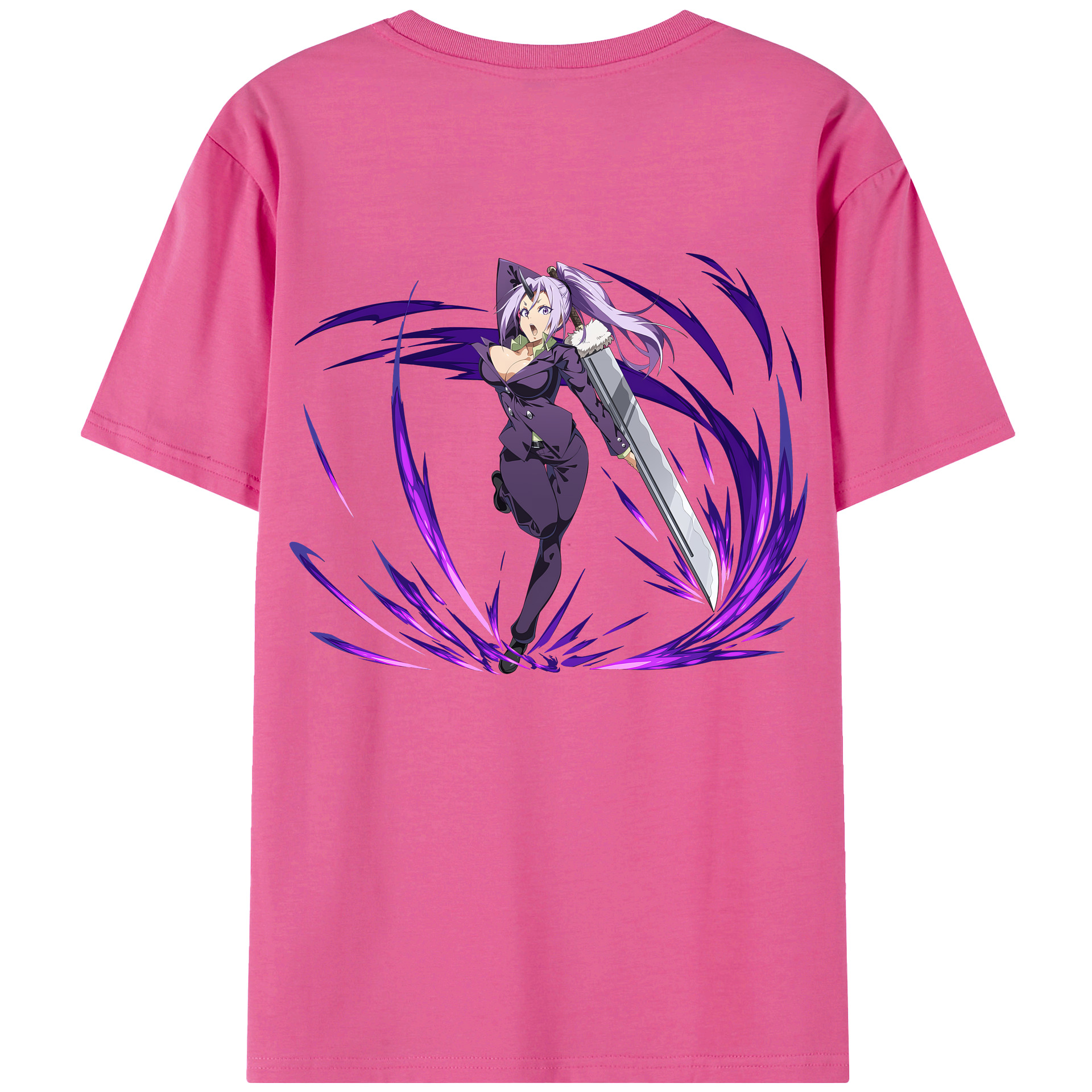 （画像用） 転スラ Regarding Reincarnated to Slime レディース半袖Tシャツ(バックプリント)