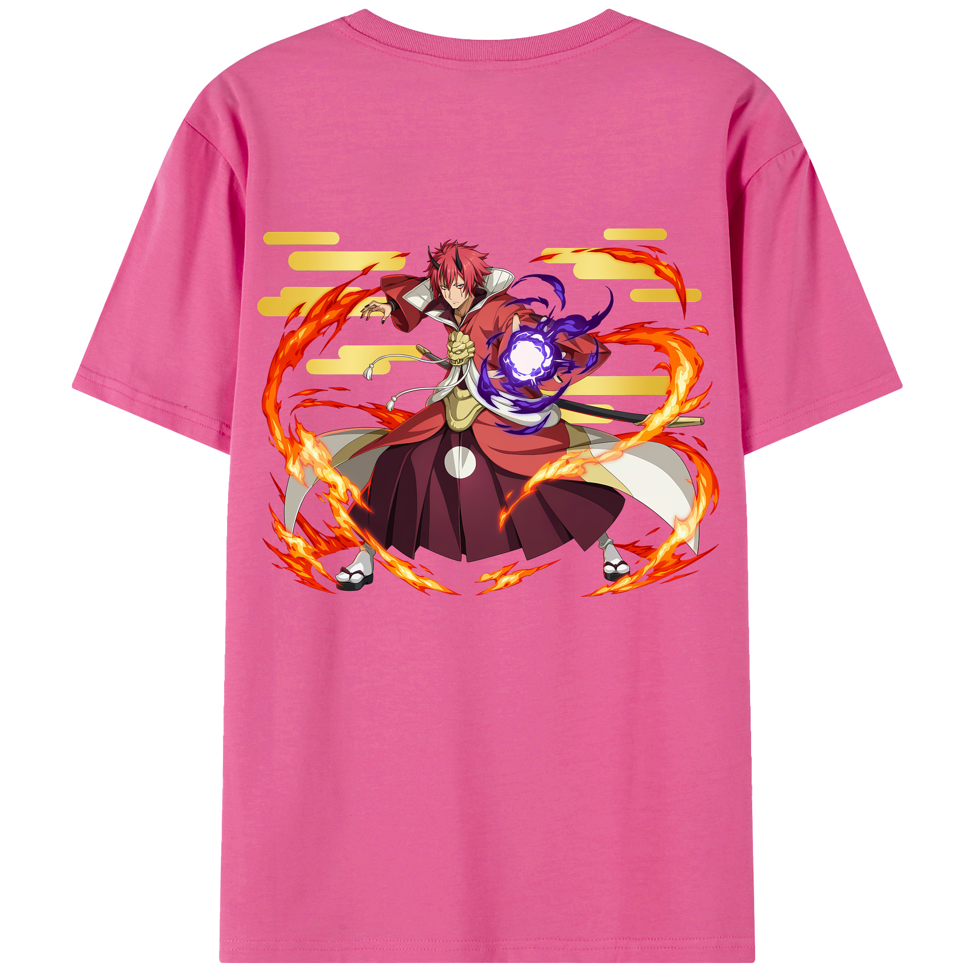 （画像用） 転スラ Regarding Reincarnated to Slime レディース半袖Tシャツ(バックプリント)