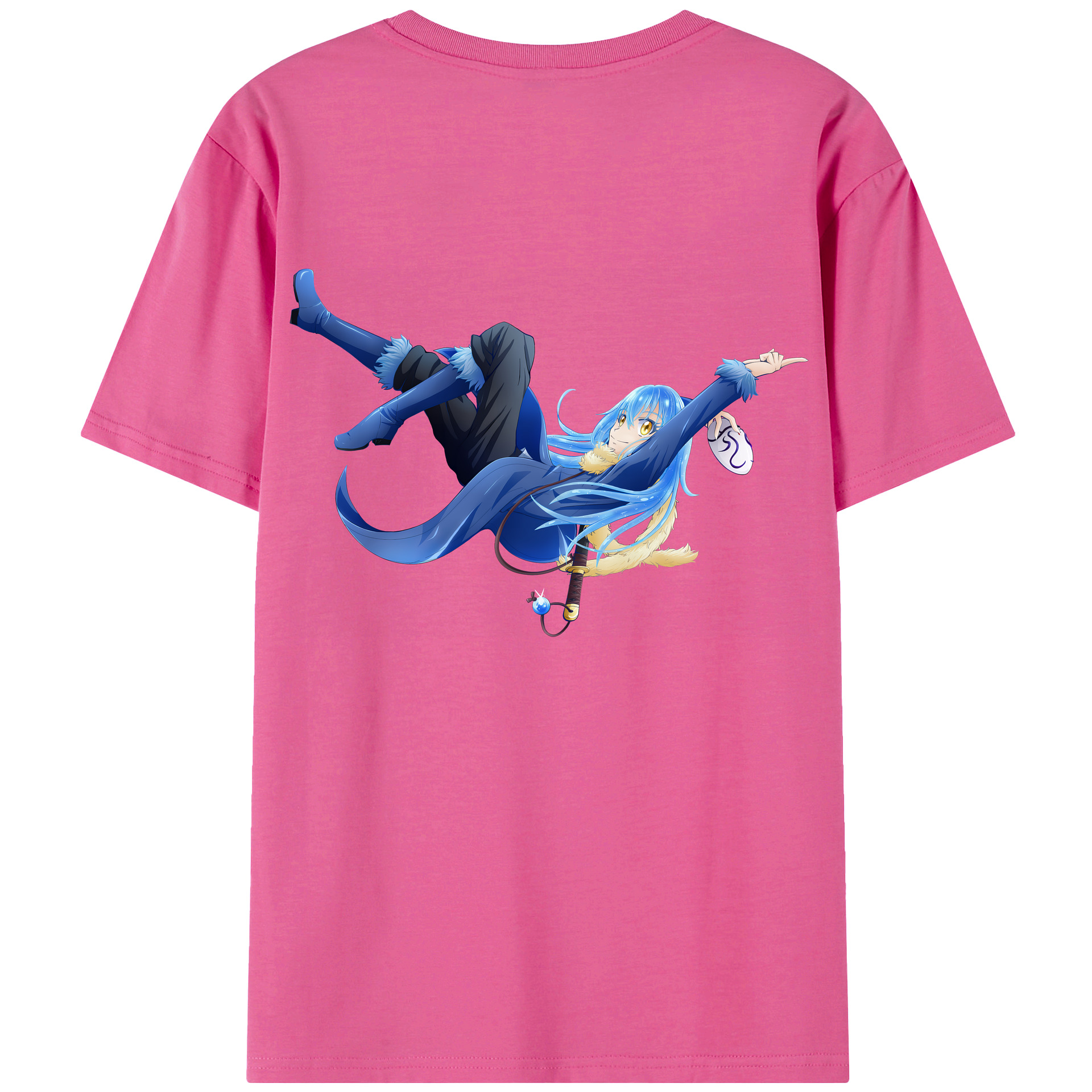 （画像用） 転スラ Regarding Reincarnated to Slime レディース半袖Tシャツ(バックプリント)