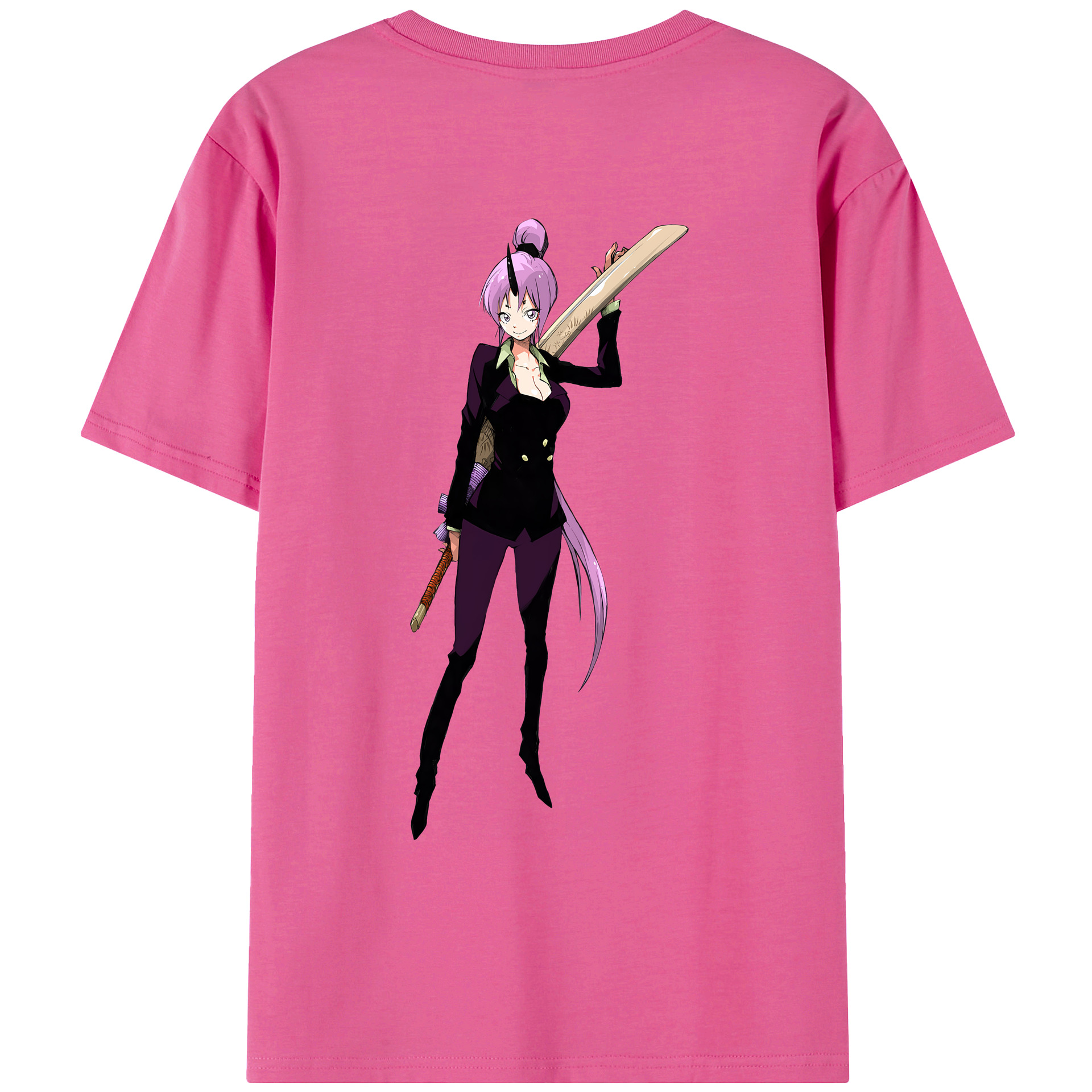 （画像用） 転スラ Regarding Reincarnated to Slime レディース半袖Tシャツ(バックプリント)