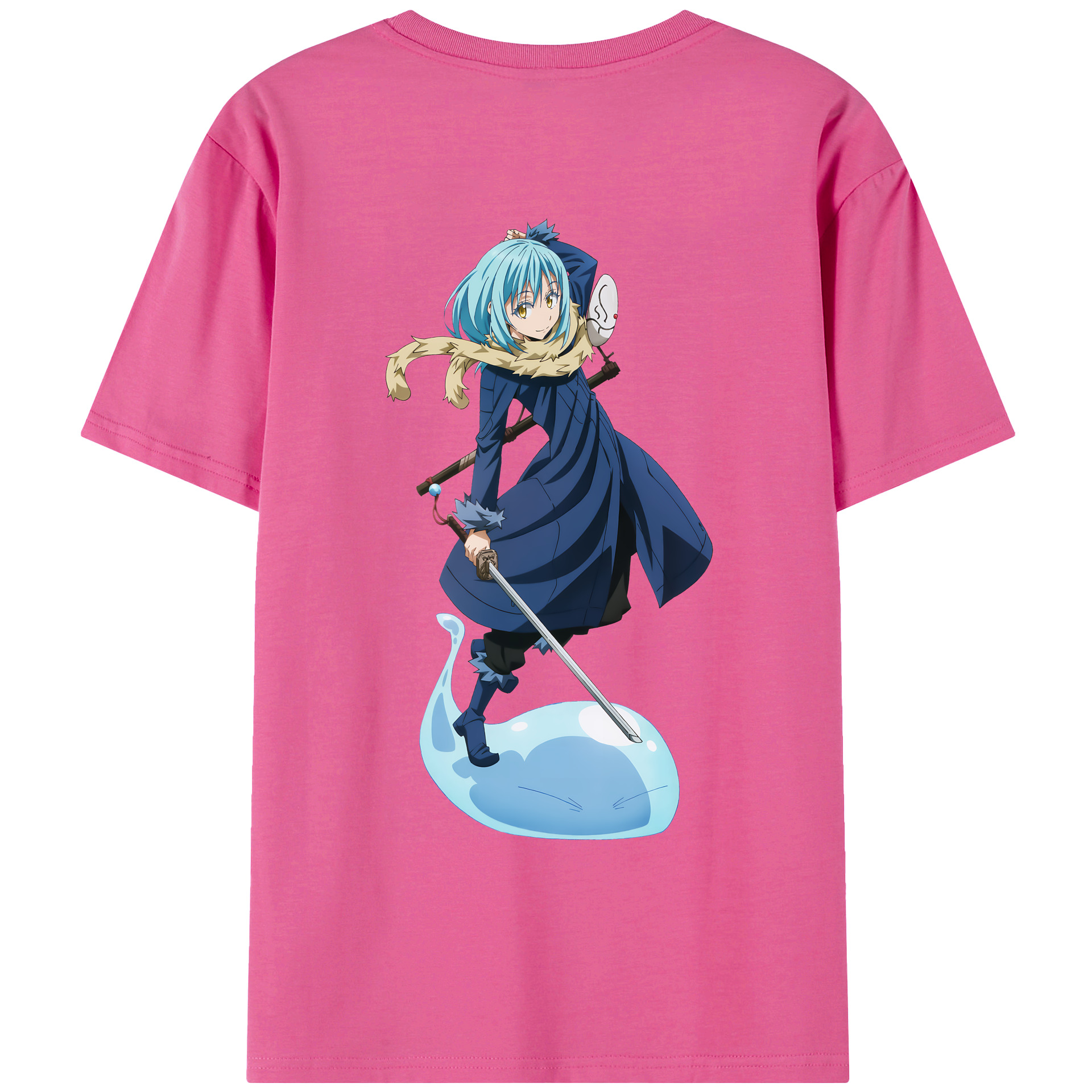 （画像用） 転スラ Regarding Reincarnated to Slime レディース半袖Tシャツ(バックプリント)