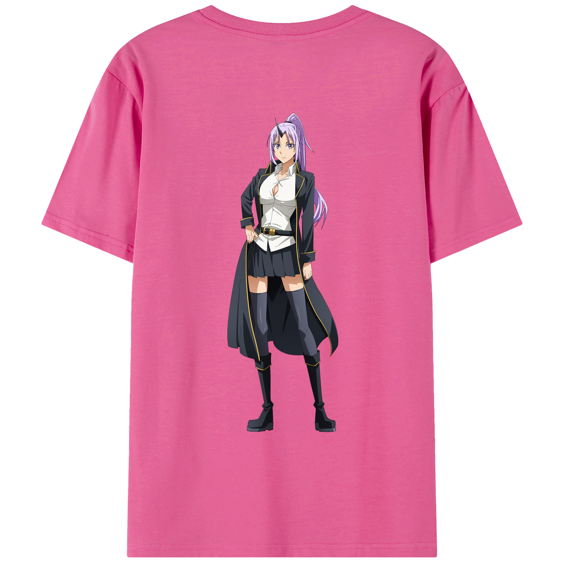 （画像用） 転スラ Regarding Reincarnated to Slime レディース半袖Tシャツ(バックプリント)