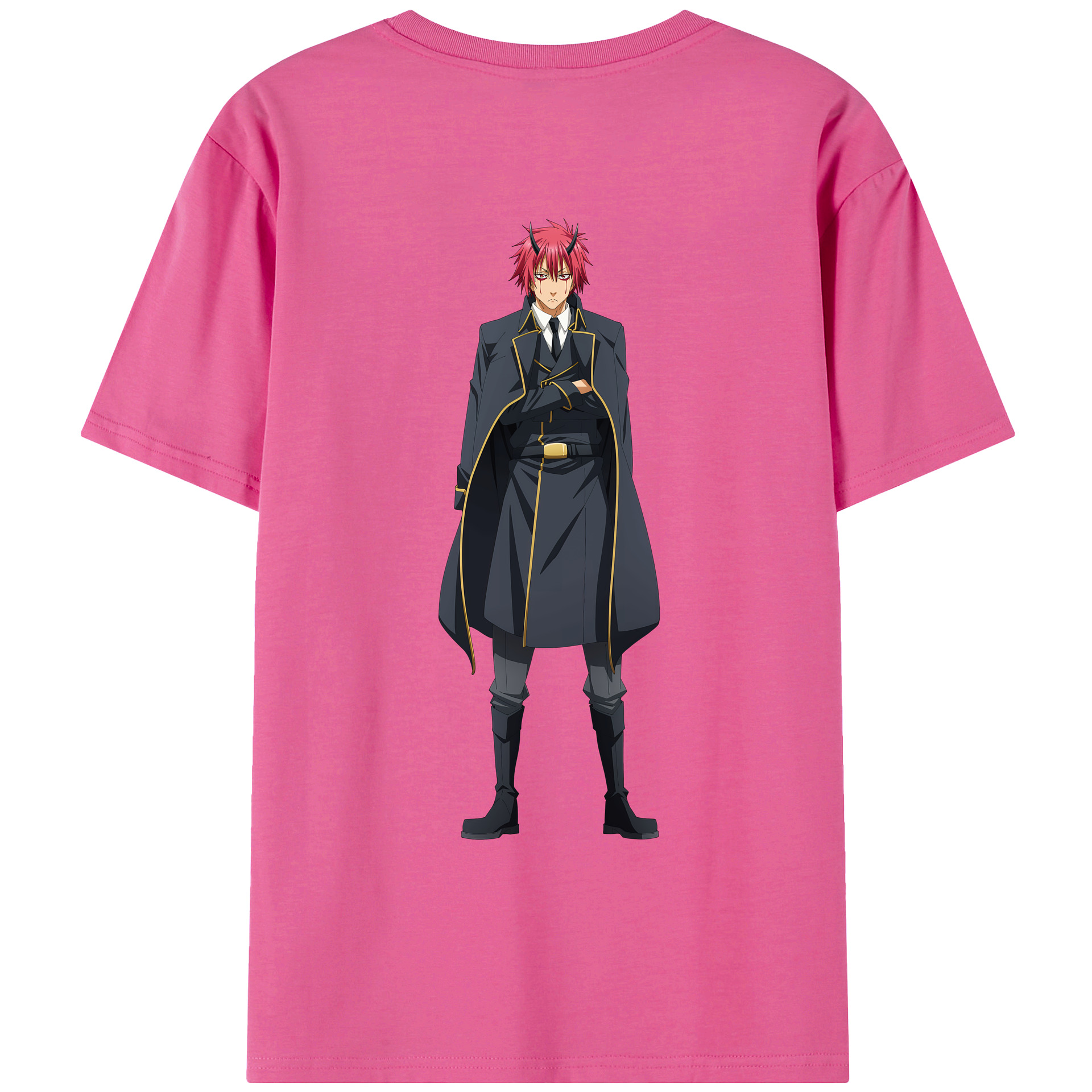 （画像用） 転スラ Regarding Reincarnated to Slime レディース半袖Tシャツ(バックプリント)
