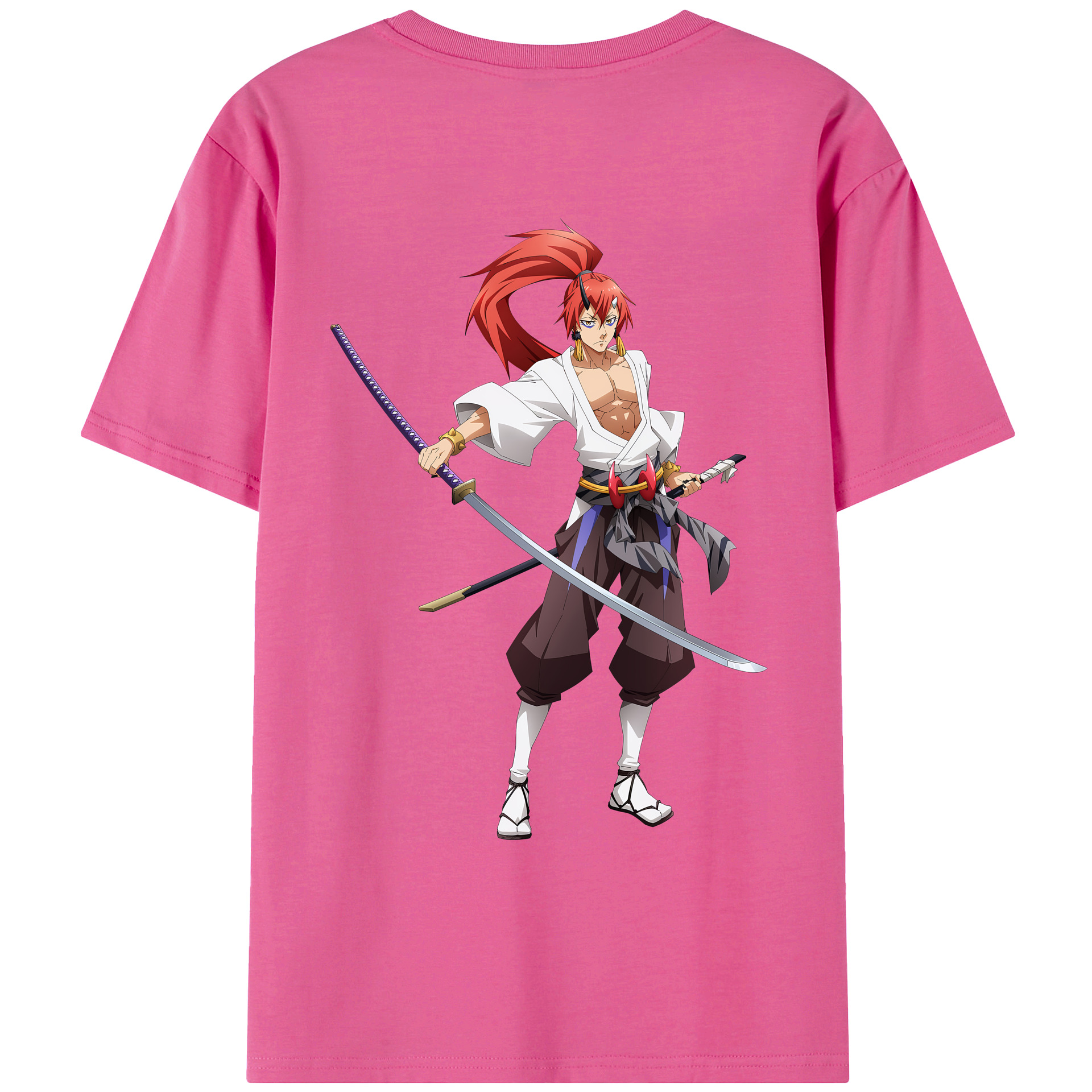 （画像用） 転スラ Regarding Reincarnated to Slime レディース半袖Tシャツ(バックプリント)