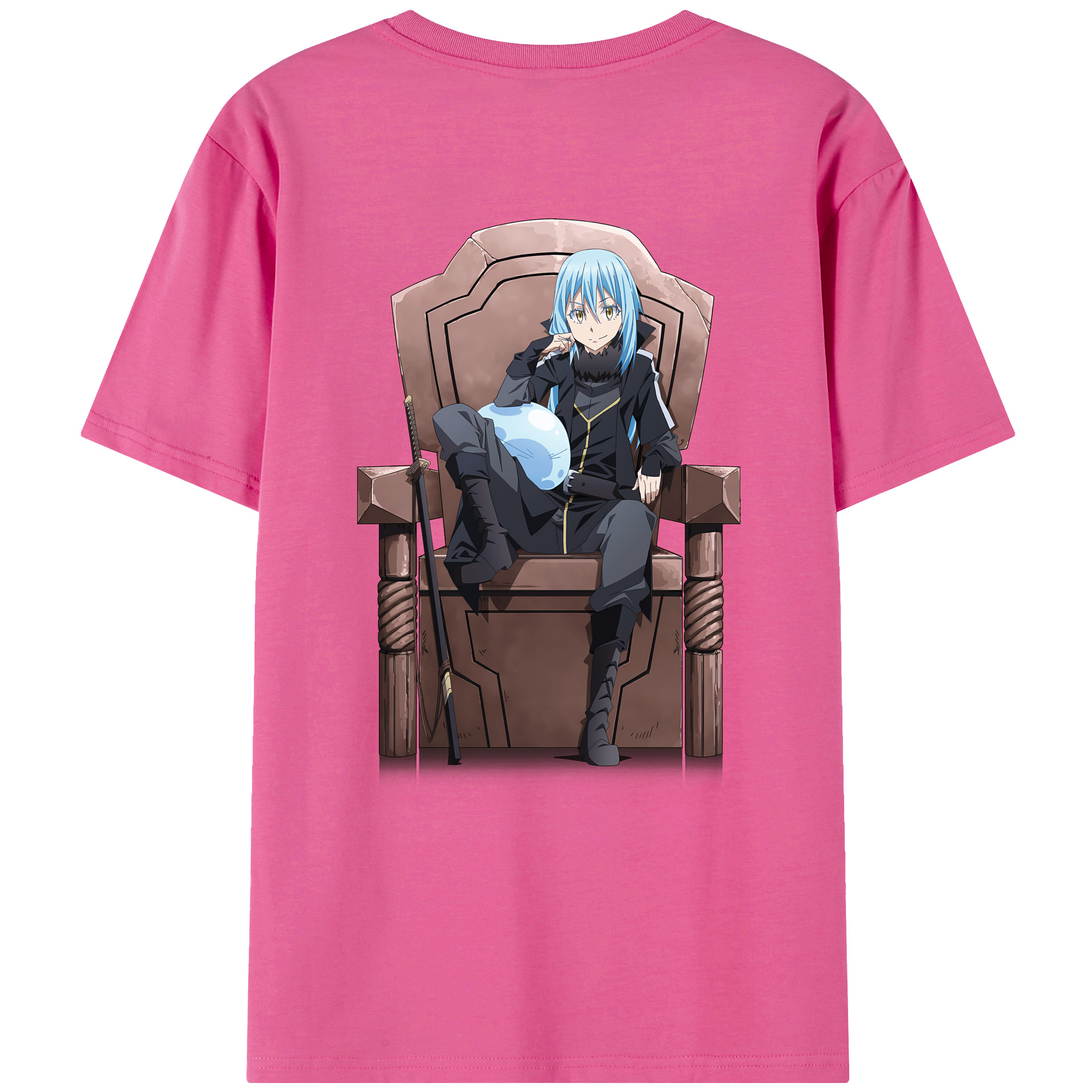 （画像用） 転スラ Regarding Reincarnated to Slime レディース半袖Tシャツ(バックプリント)