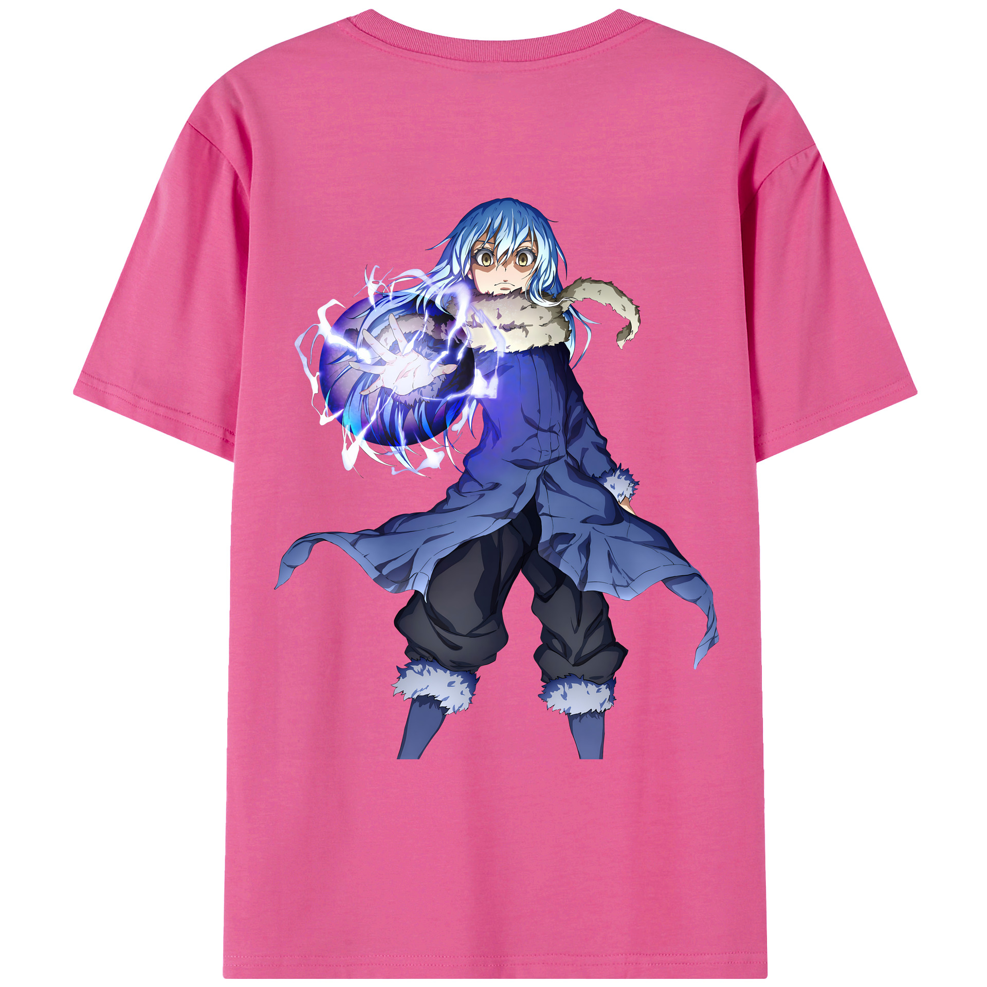 （画像用） 転スラ Regarding Reincarnated to Slime レディース半袖Tシャツ(バックプリント)