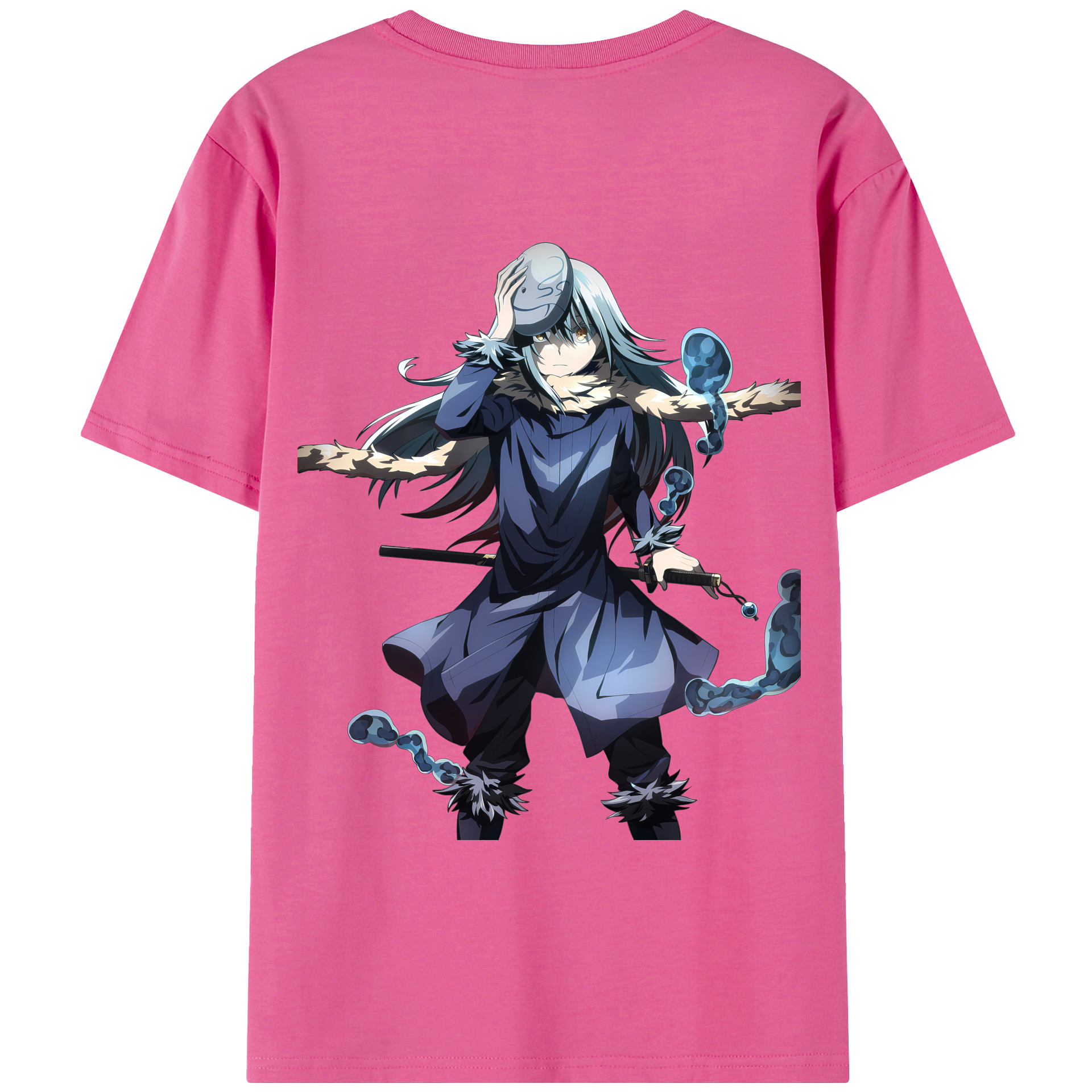 （画像用） 転スラ Regarding Reincarnated to Slime レディース半袖Tシャツ(バックプリント)