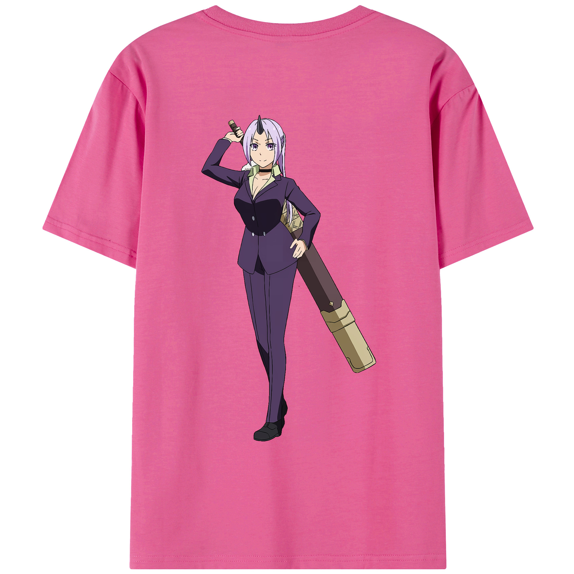 （画像用） 転スラ Regarding Reincarnated to Slime レディース半袖Tシャツ(バックプリント)