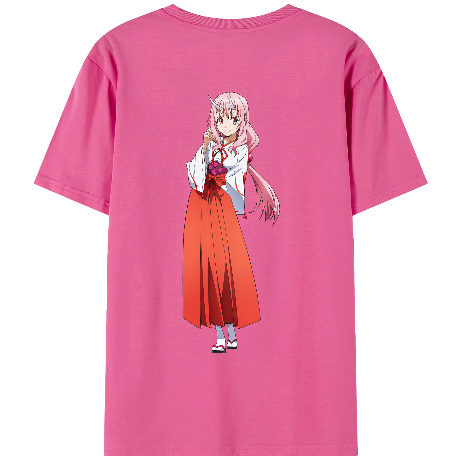 （画像用） 転スラ Regarding Reincarnated to Slime レディース半袖Tシャツ(バックプリント)