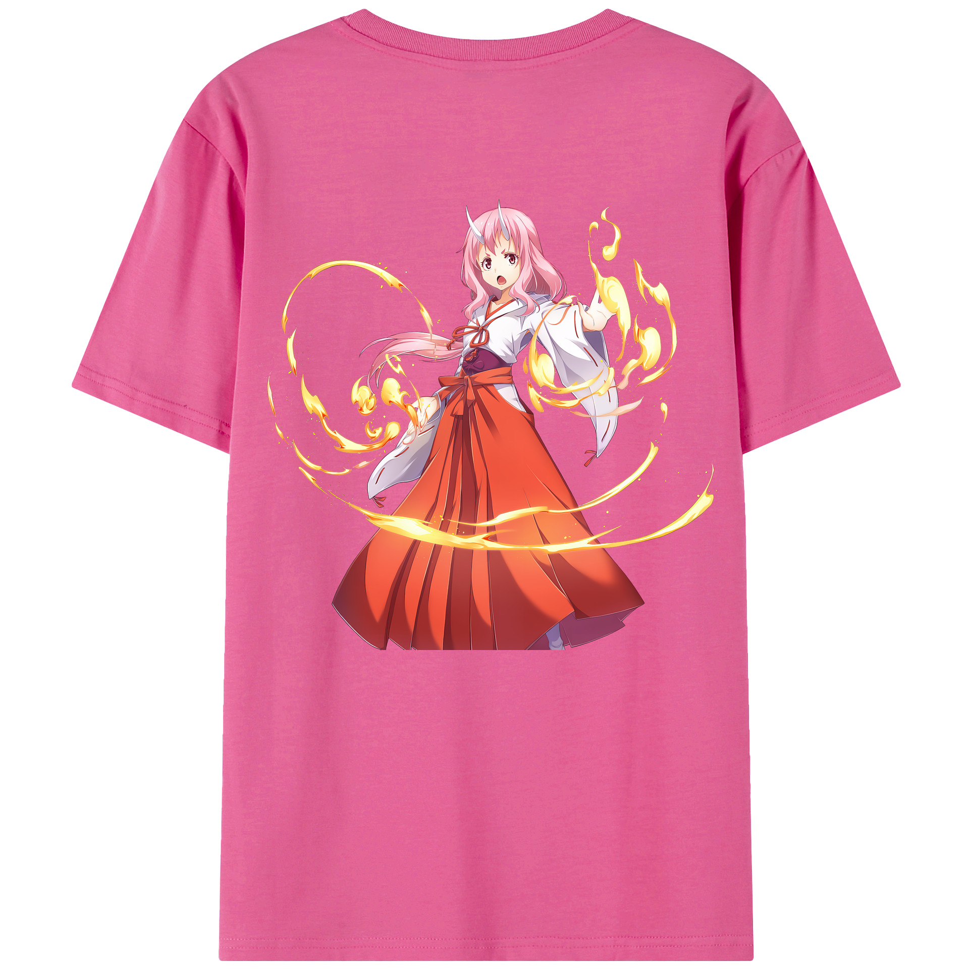 （画像用） 転スラ Regarding Reincarnated to Slime レディース半袖Tシャツ(バックプリント)