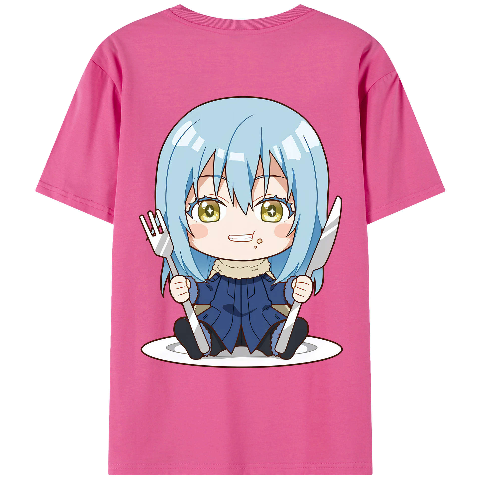 （画像用） 転スラ Regarding Reincarnated to Slime レディース半袖Tシャツ(バックプリント)