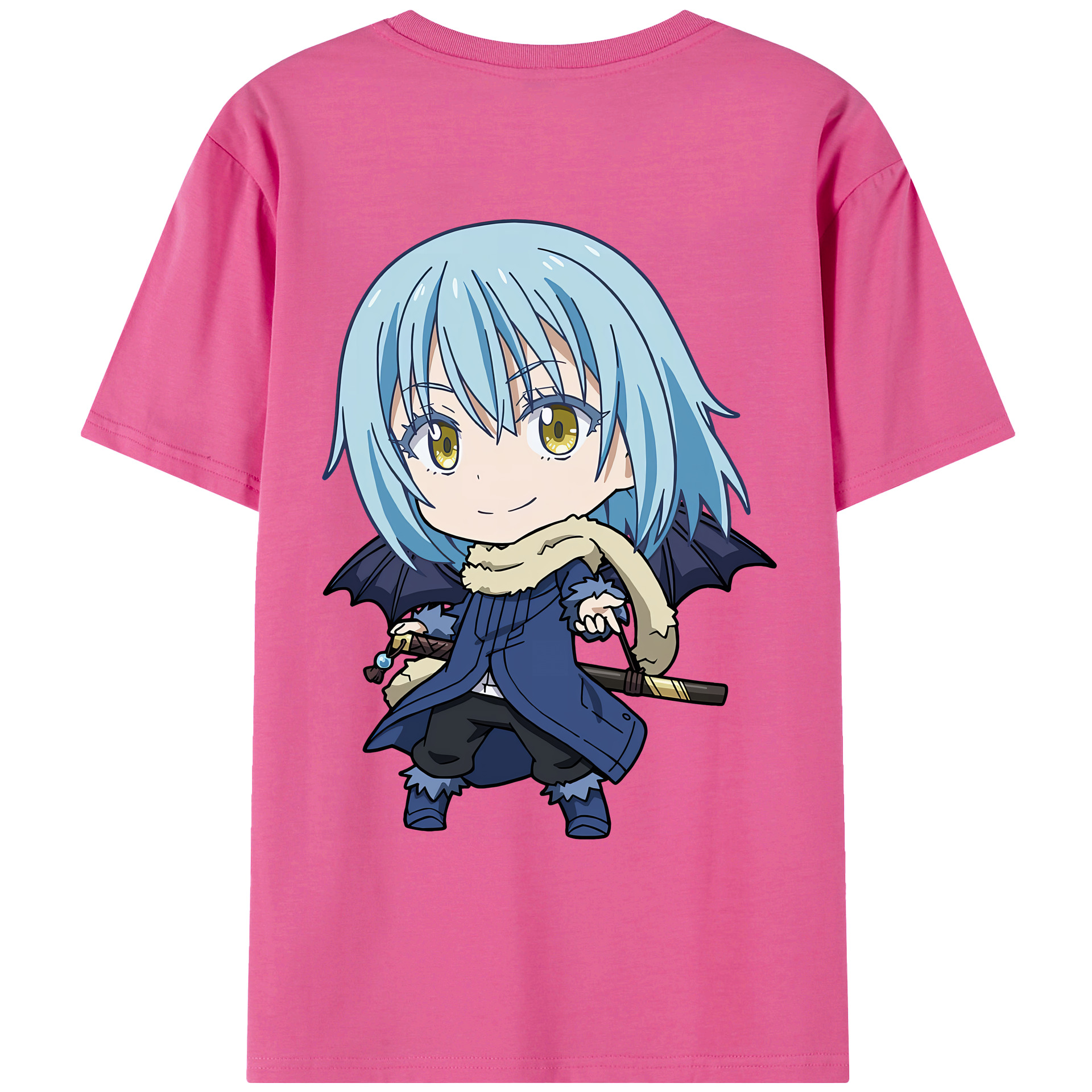 （画像用） 転スラ Regarding Reincarnated to Slime レディース半袖Tシャツ(バックプリント)