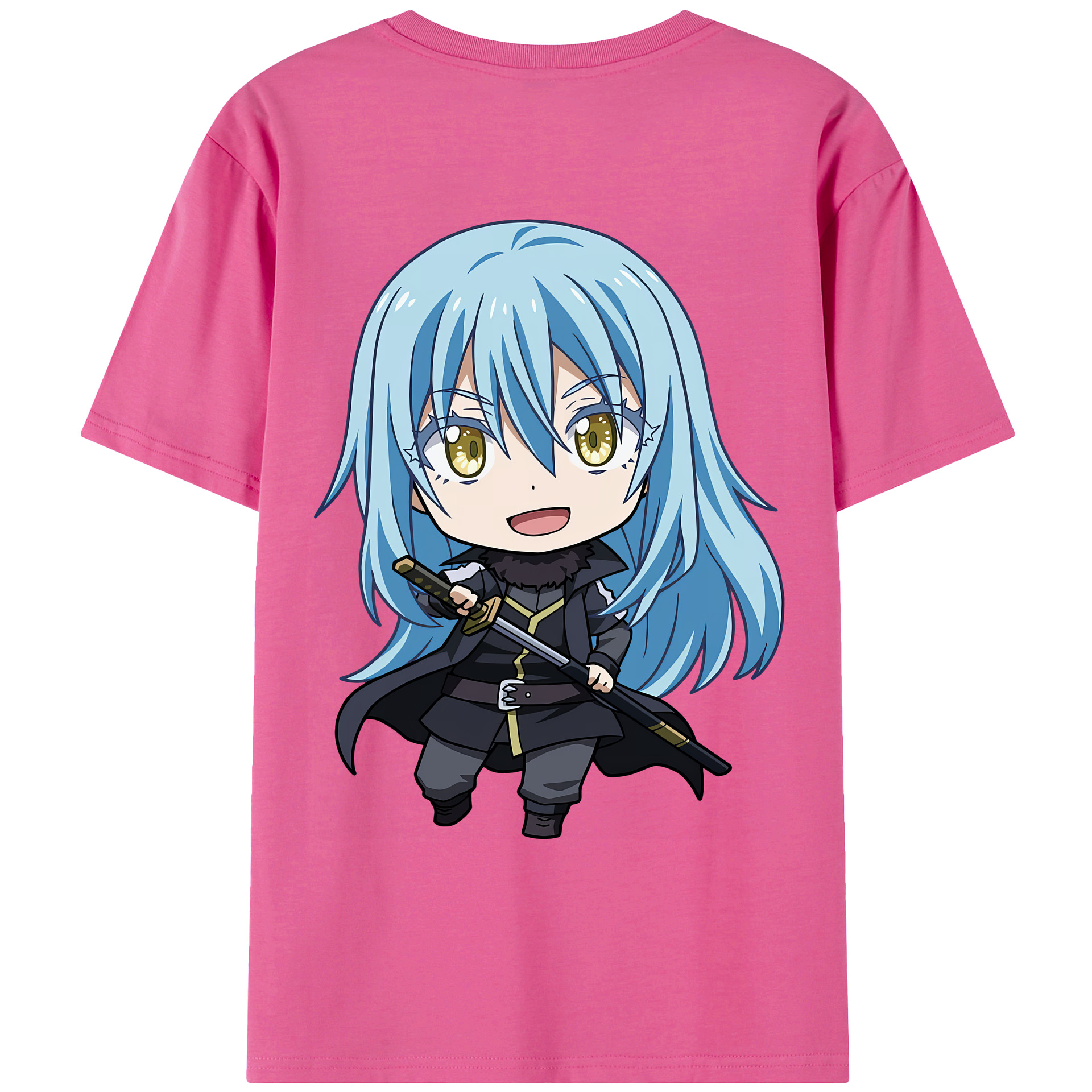 （画像用） 転スラ Regarding Reincarnated to Slime レディース半袖Tシャツ(バックプリント)