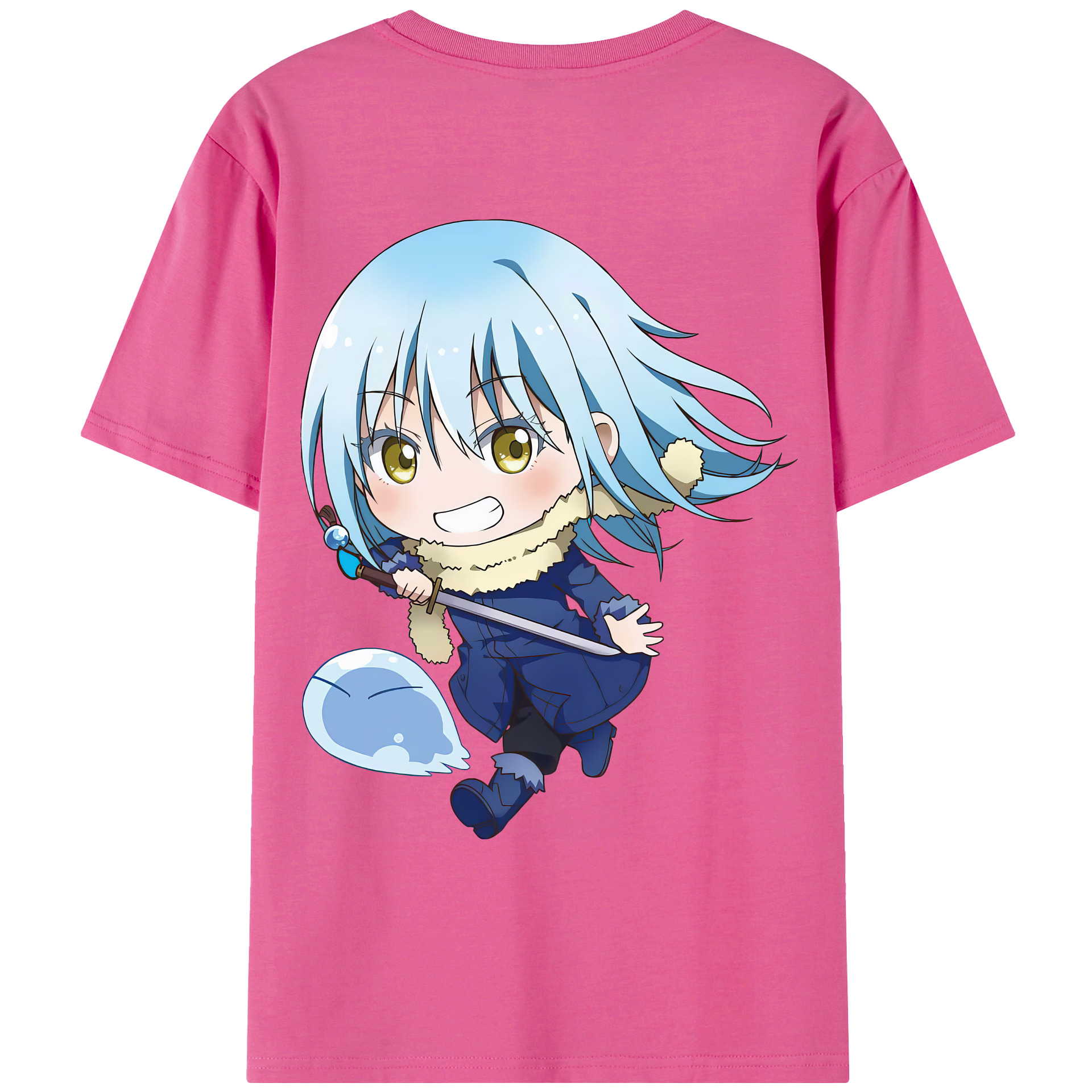 （画像用） 転スラ Regarding Reincarnated to Slime レディース半袖Tシャツ(バックプリント)