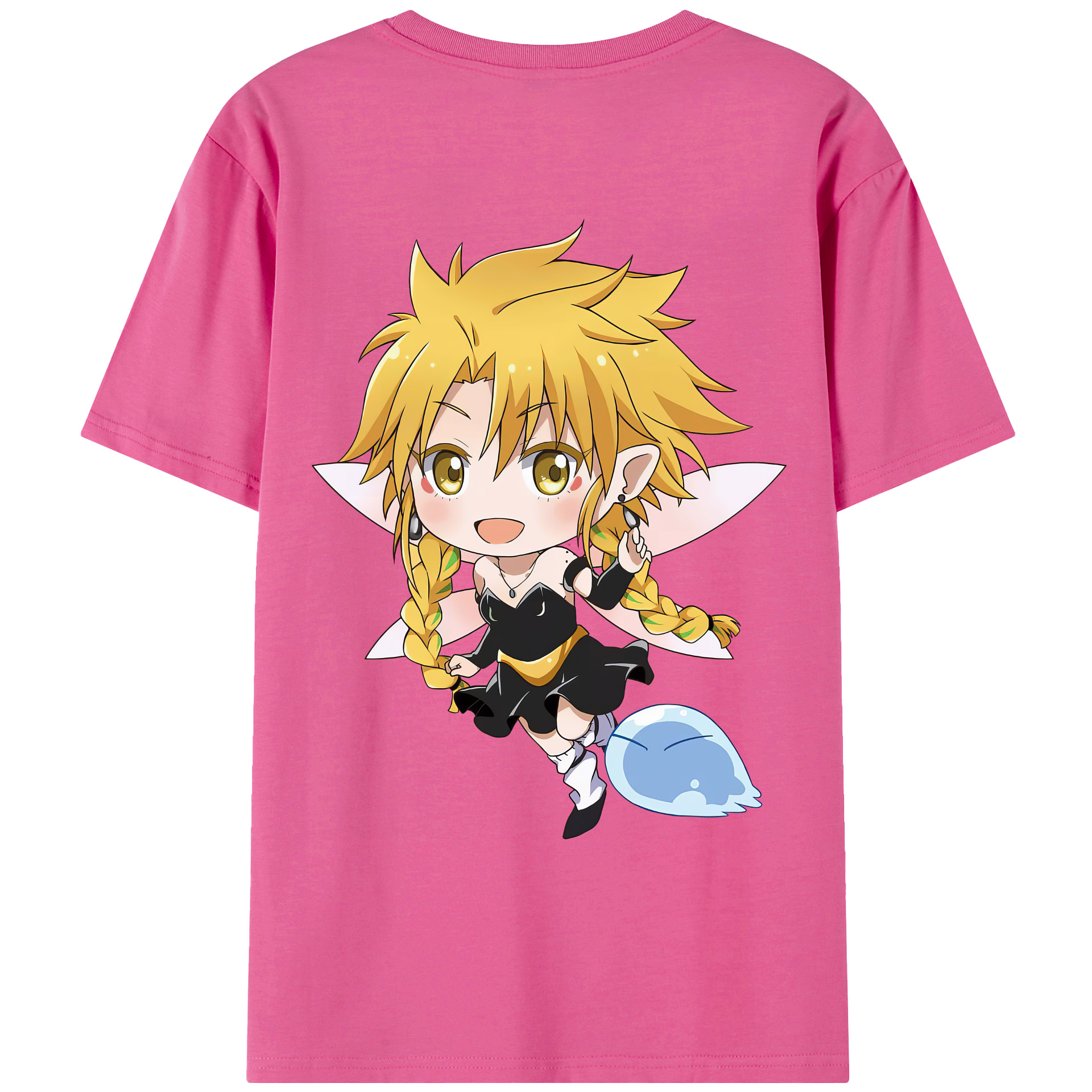 （画像用） 転スラ Regarding Reincarnated to Slime レディース半袖Tシャツ(バックプリント)