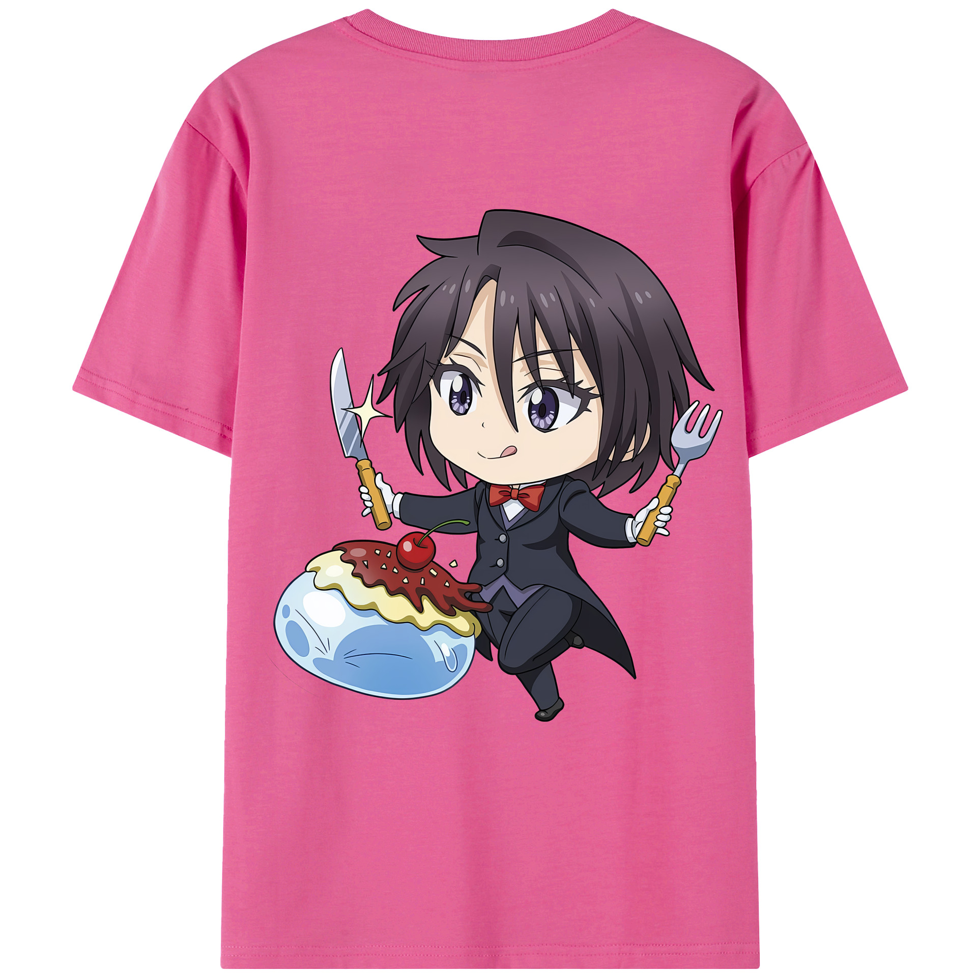 （画像用） 転スラ Regarding Reincarnated to Slime レディース半袖Tシャツ(バックプリント)