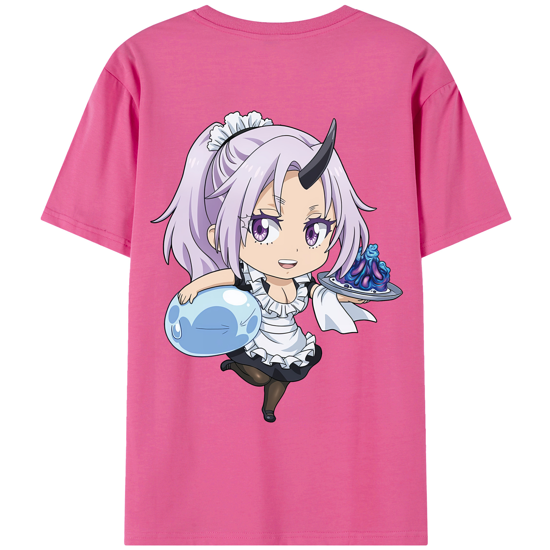 （画像用） 転スラ Regarding Reincarnated to Slime レディース半袖Tシャツ(バックプリント)