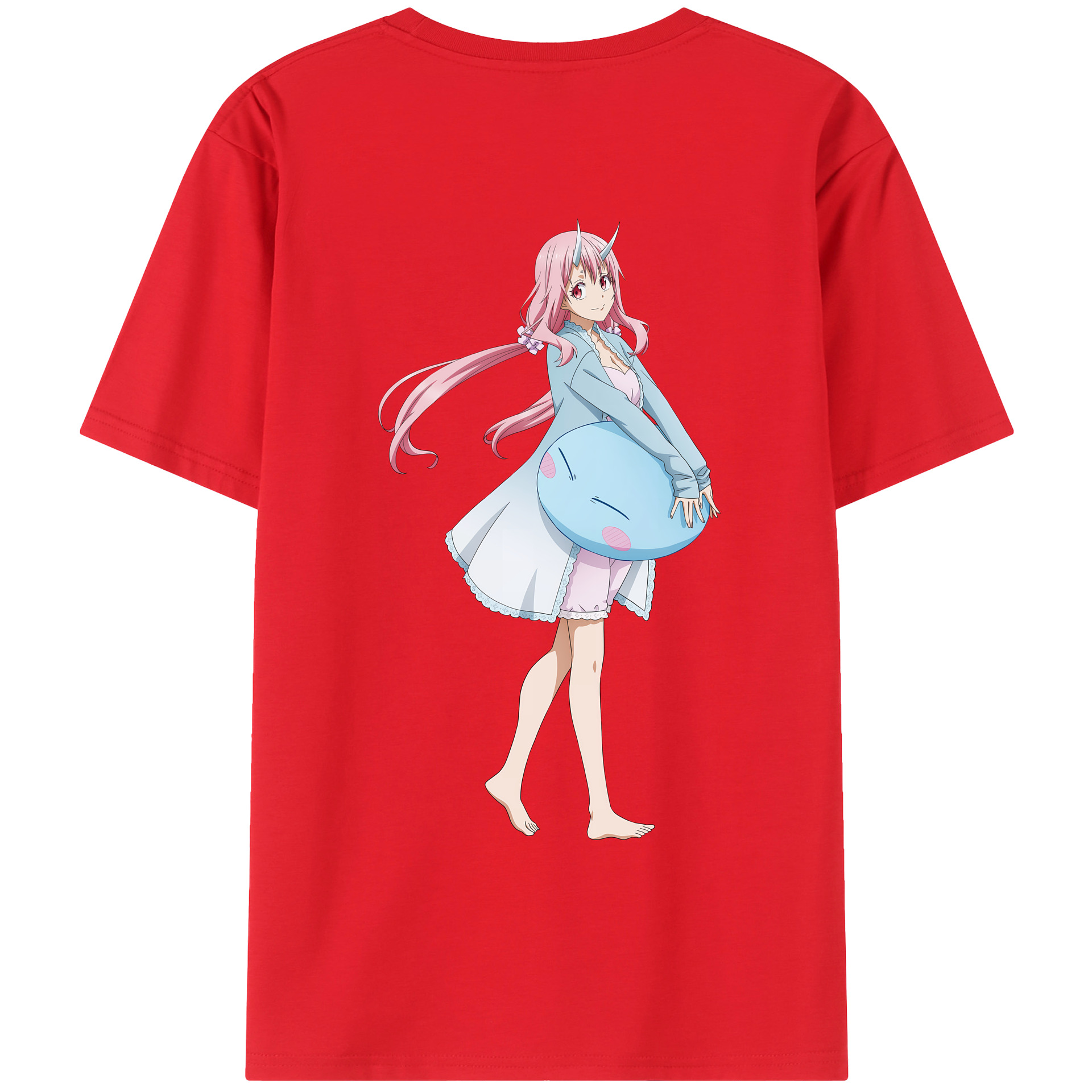 （画像用） 転スラ Regarding Reincarnated to Slime レディース半袖Tシャツ(バックプリント)