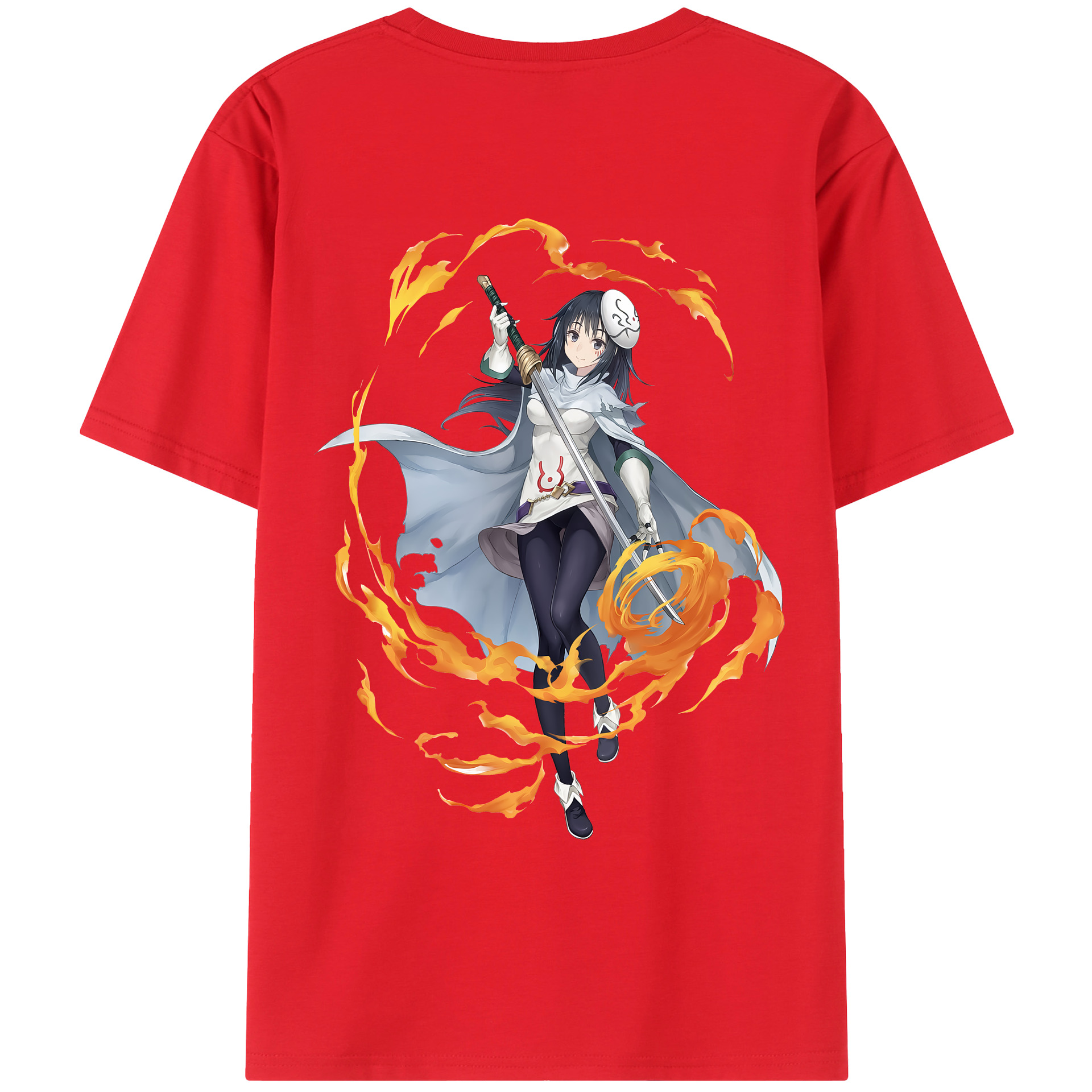 （画像用） 転スラ Regarding Reincarnated to Slime レディース半袖Tシャツ(バックプリント)